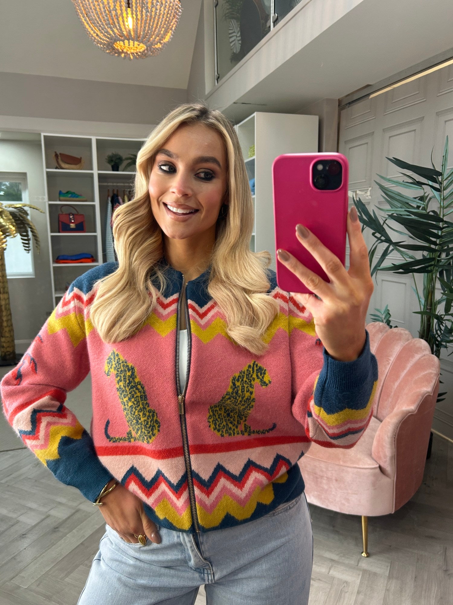 Solana Knitted Bomber