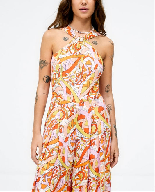 Emmie Orange Jumpsuit