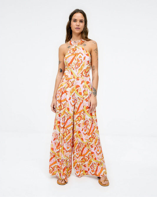 Emmie Orange Jumpsuit