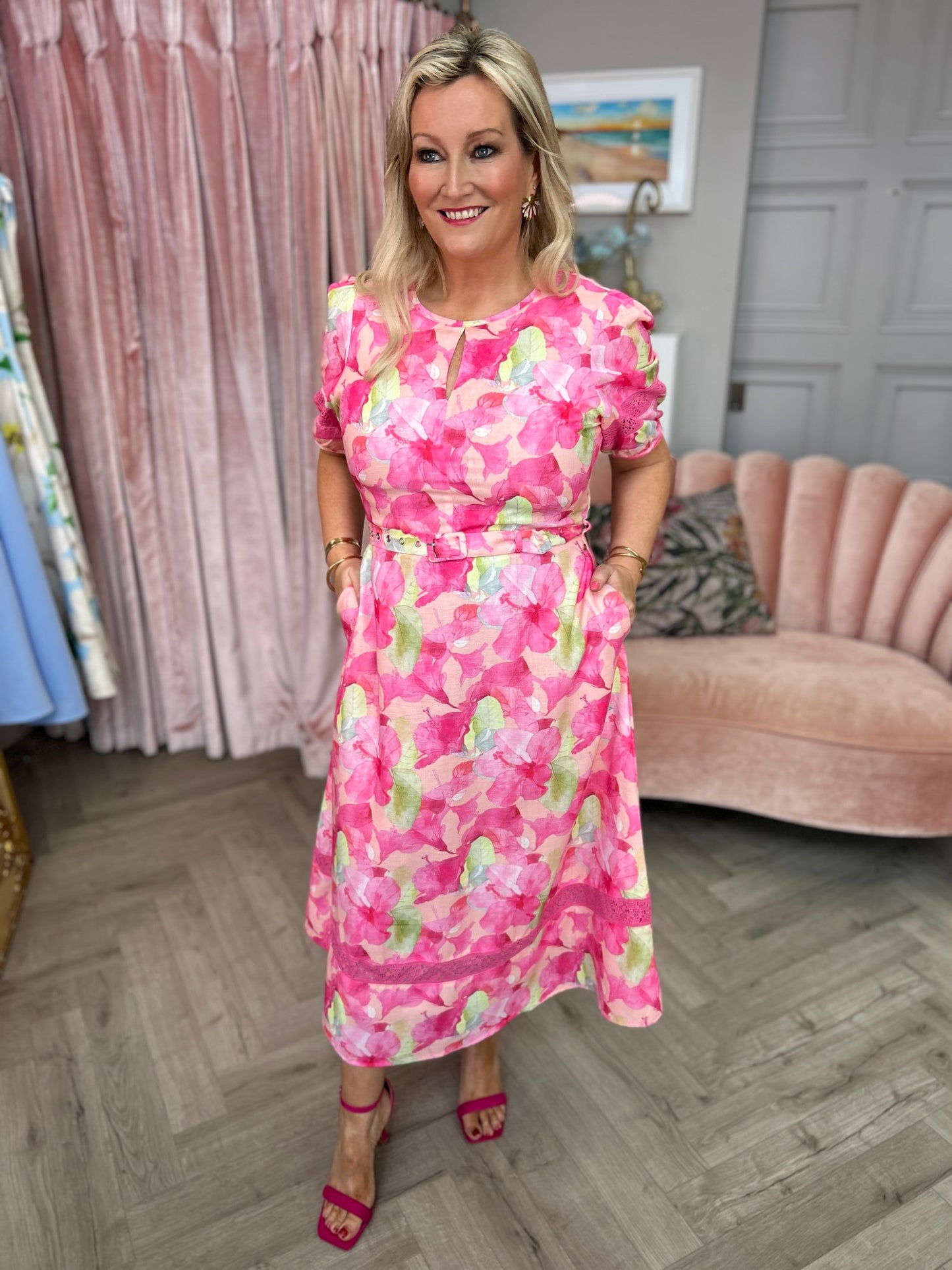 Eden Dress Pink - Image 2