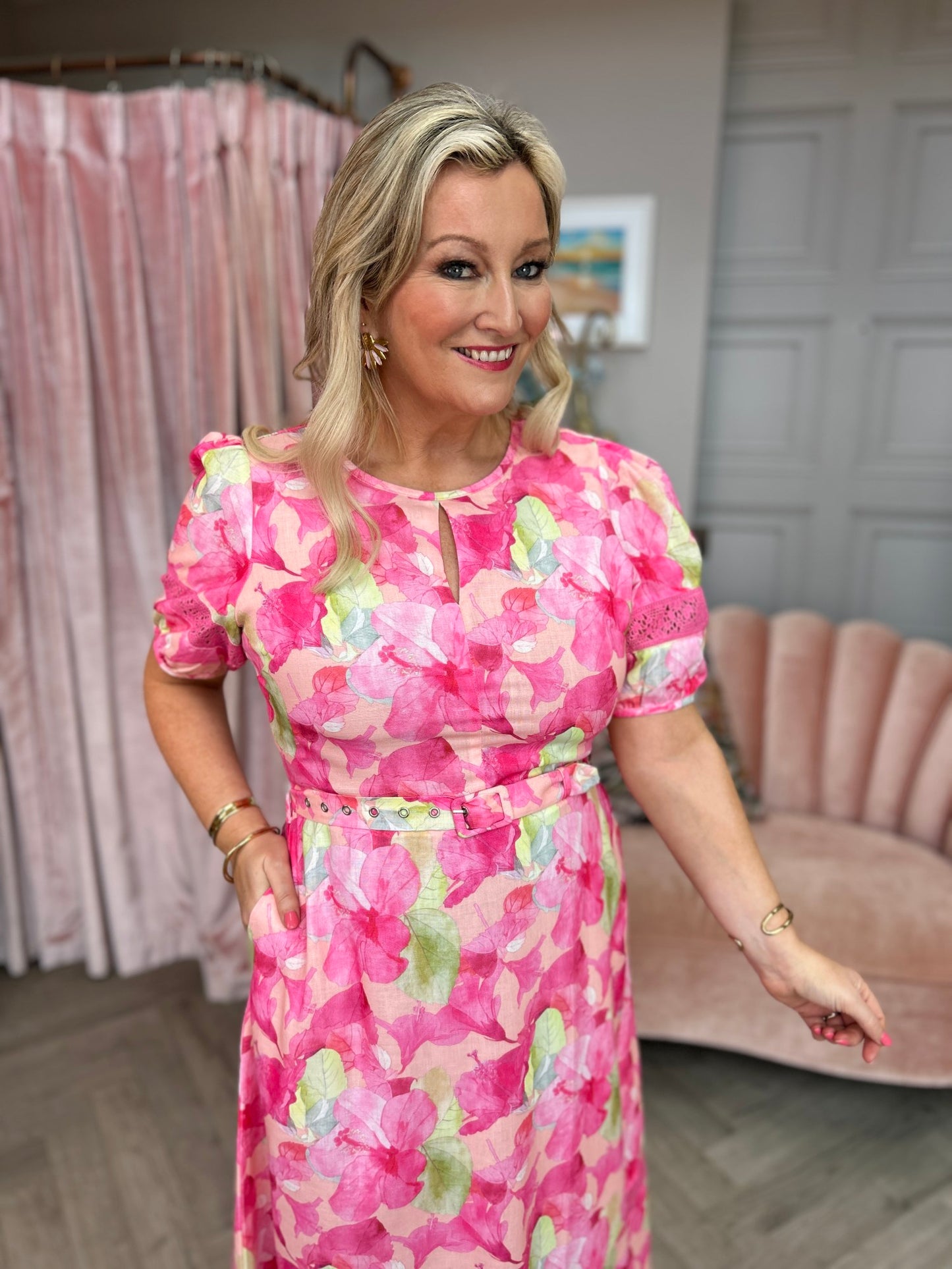 Eden Dress Pink - Image 5