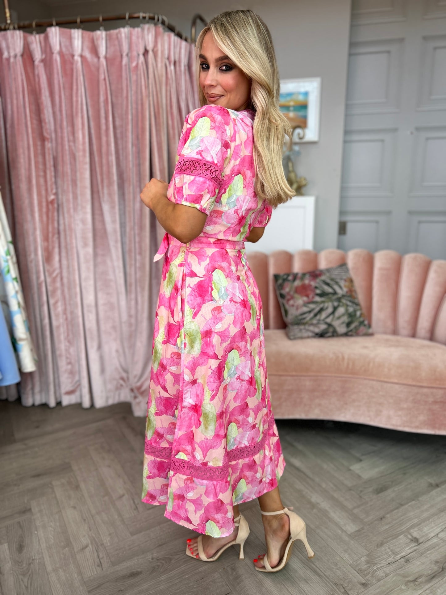 Eden Dress Pink - Image 1