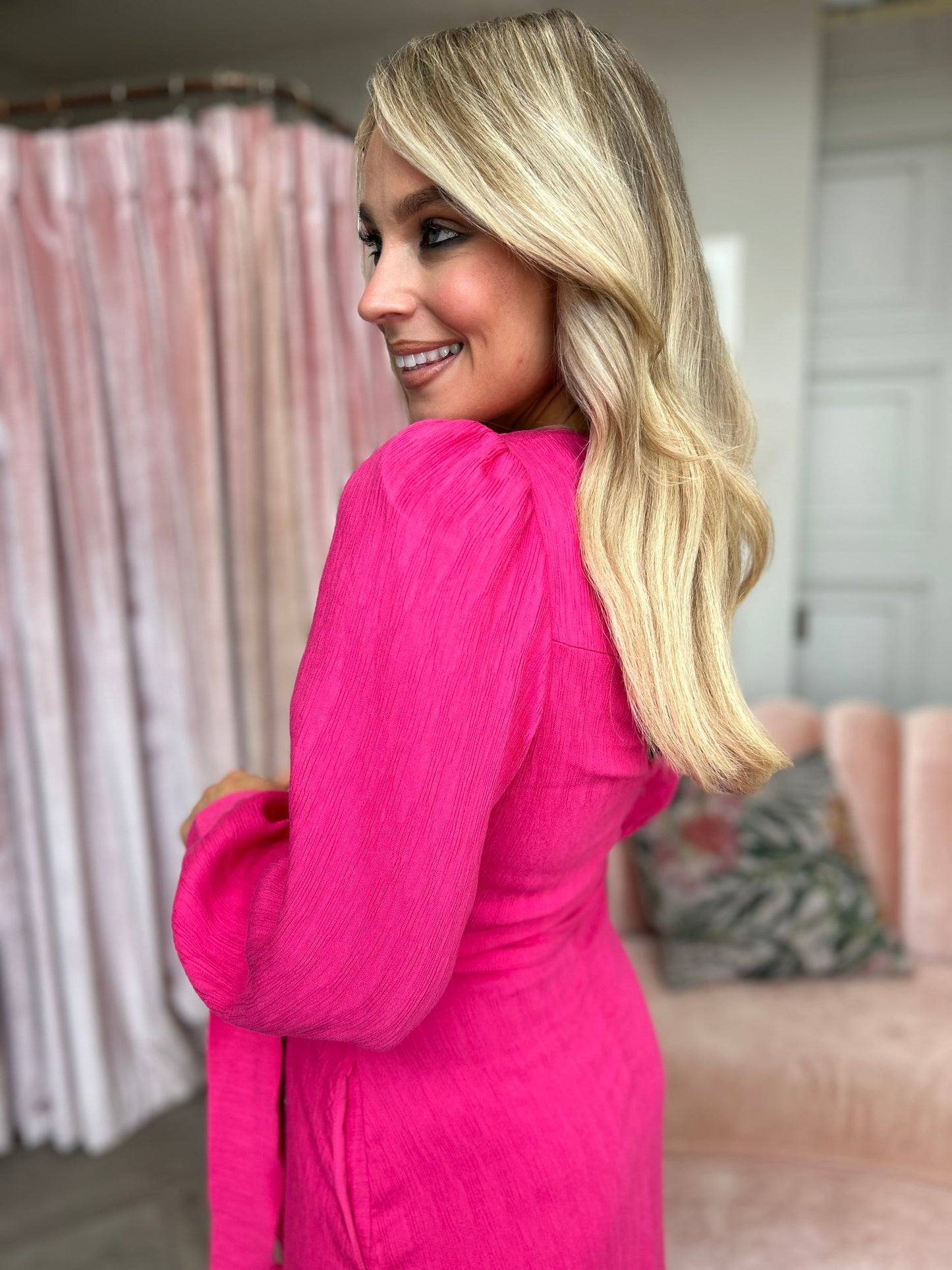 Bella Dress Magenta - Image 3