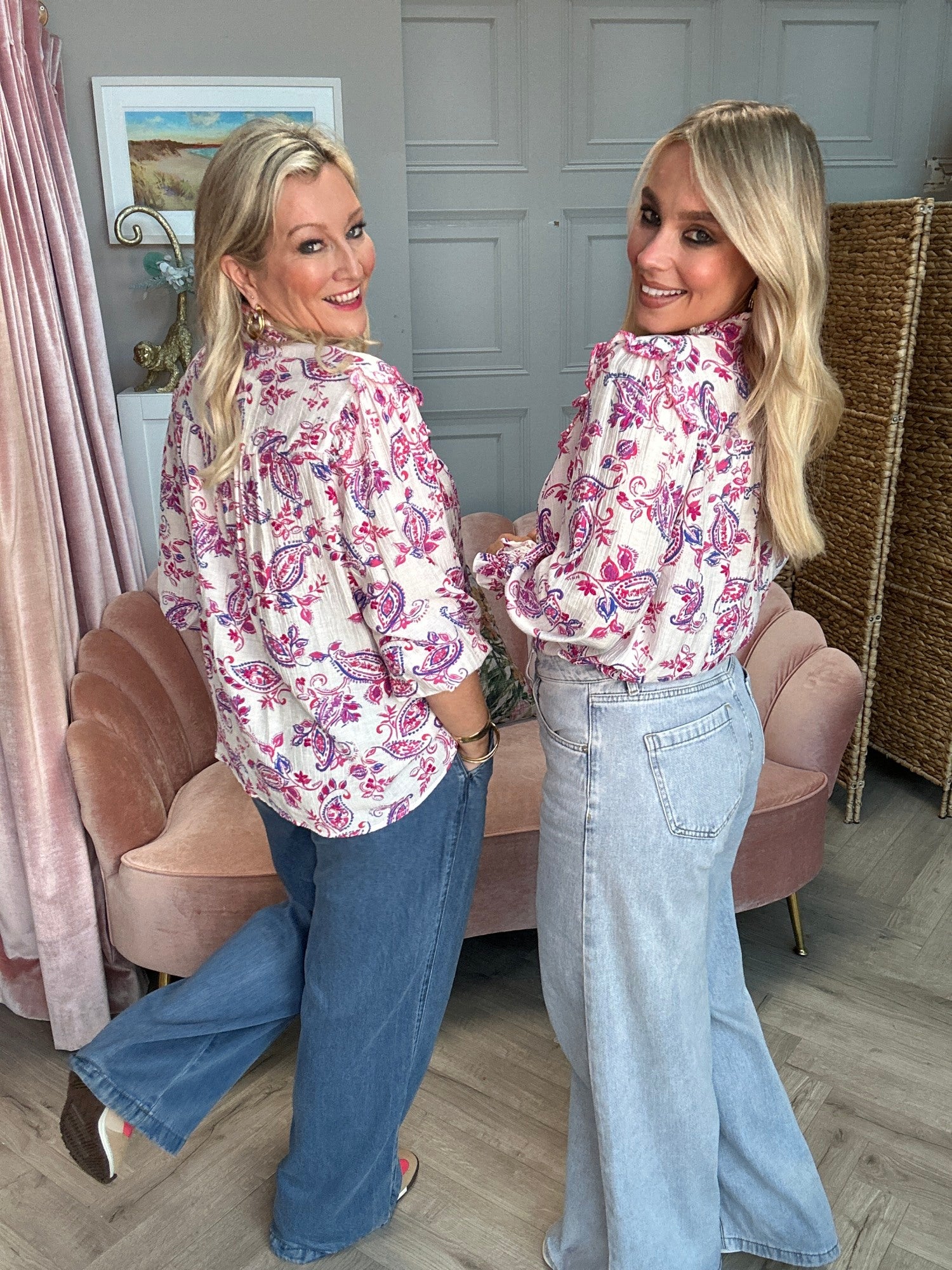 Aralyn Paisley Print blouse - Image 1