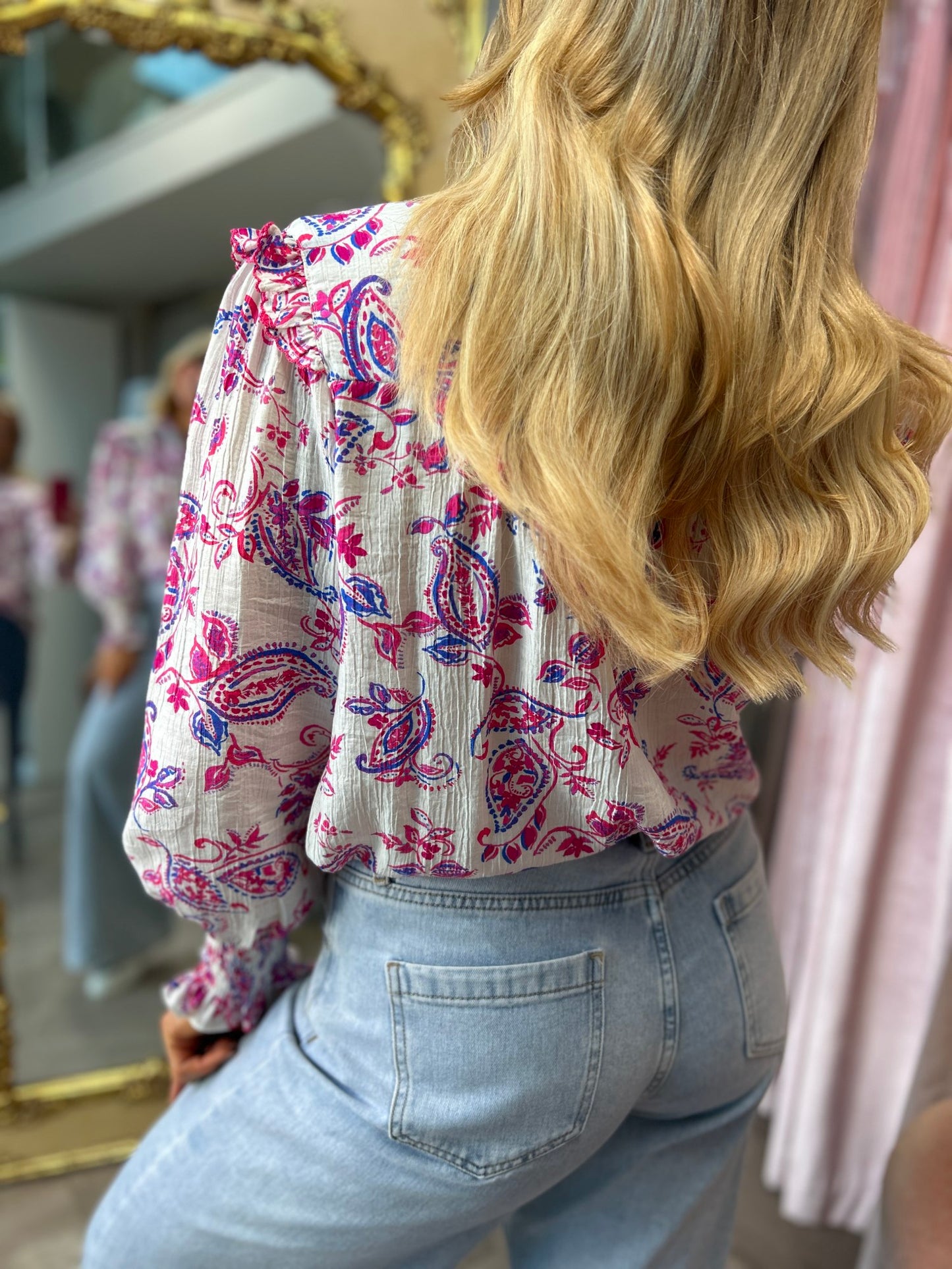 Aralyn Paisley Print blouse - Image 2