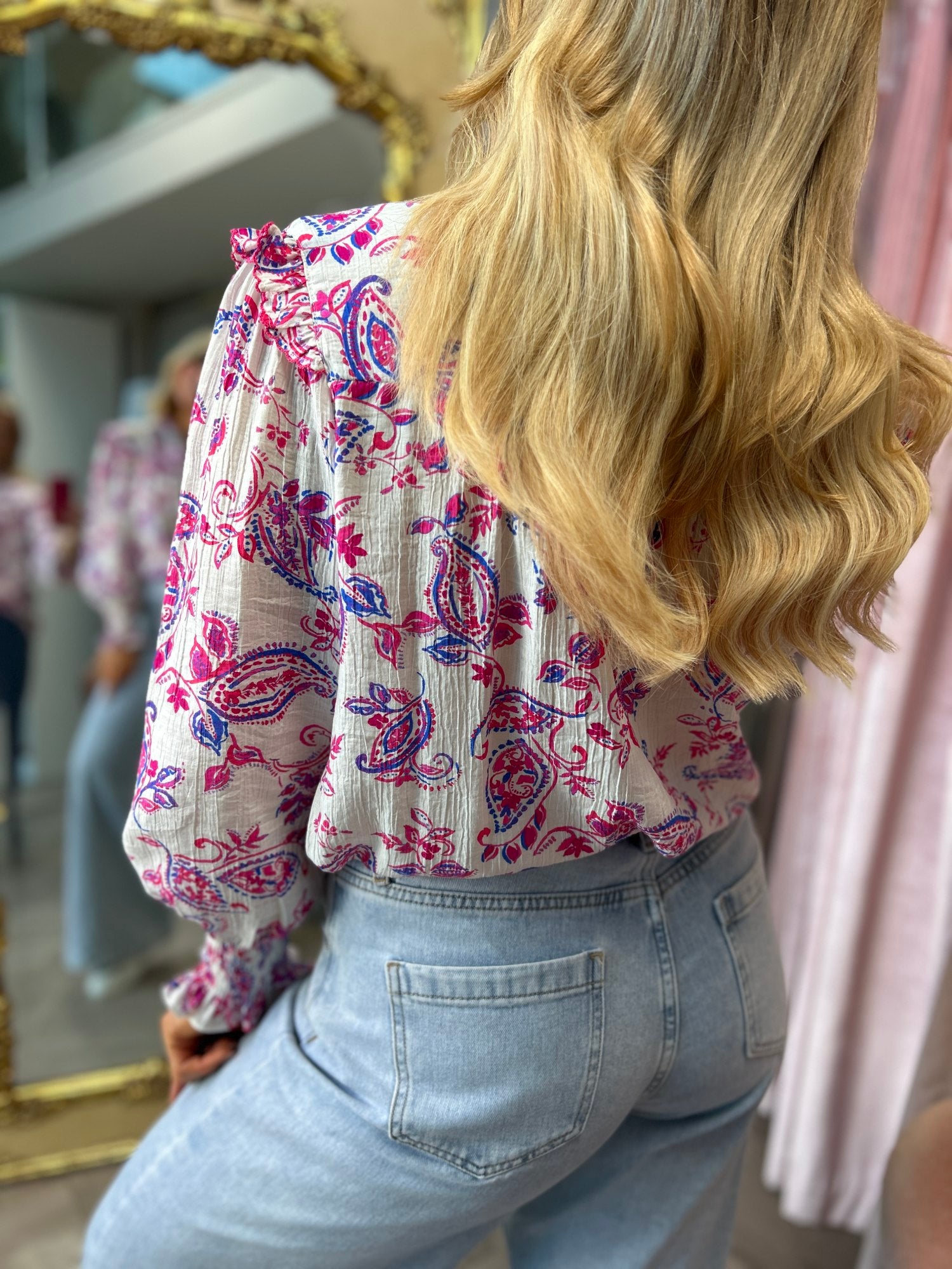 Aralyn Paisley Print blouse - Image 2