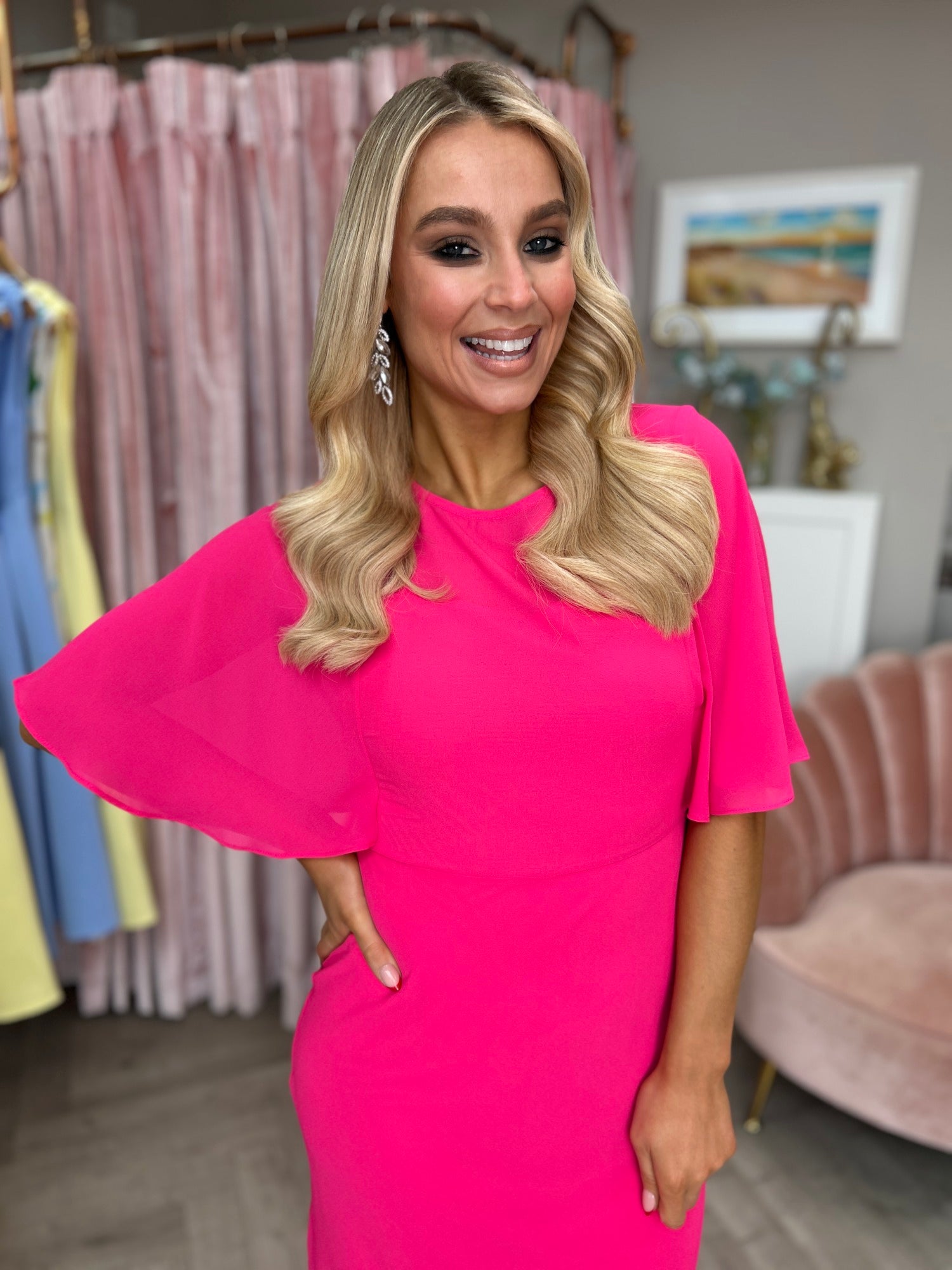 Ariel Dress Pink - Image 3