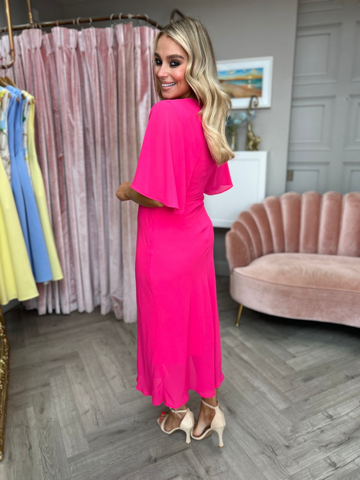 Ariel Dress Pink - Image 4