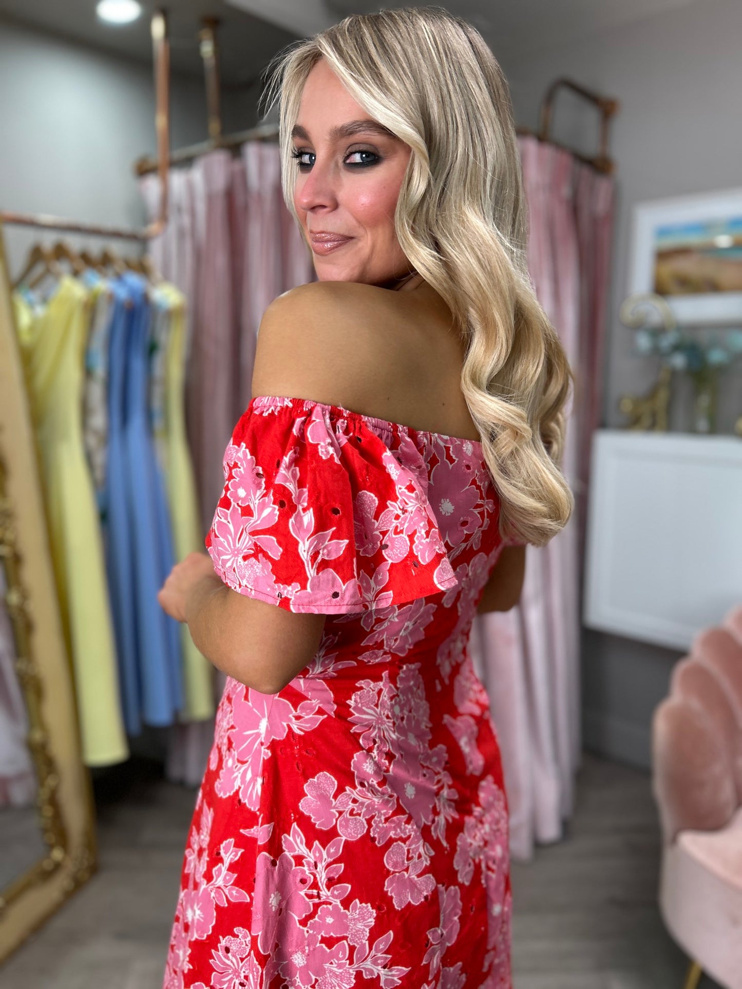 Alex Broiderie Mini Dress - Image unknown