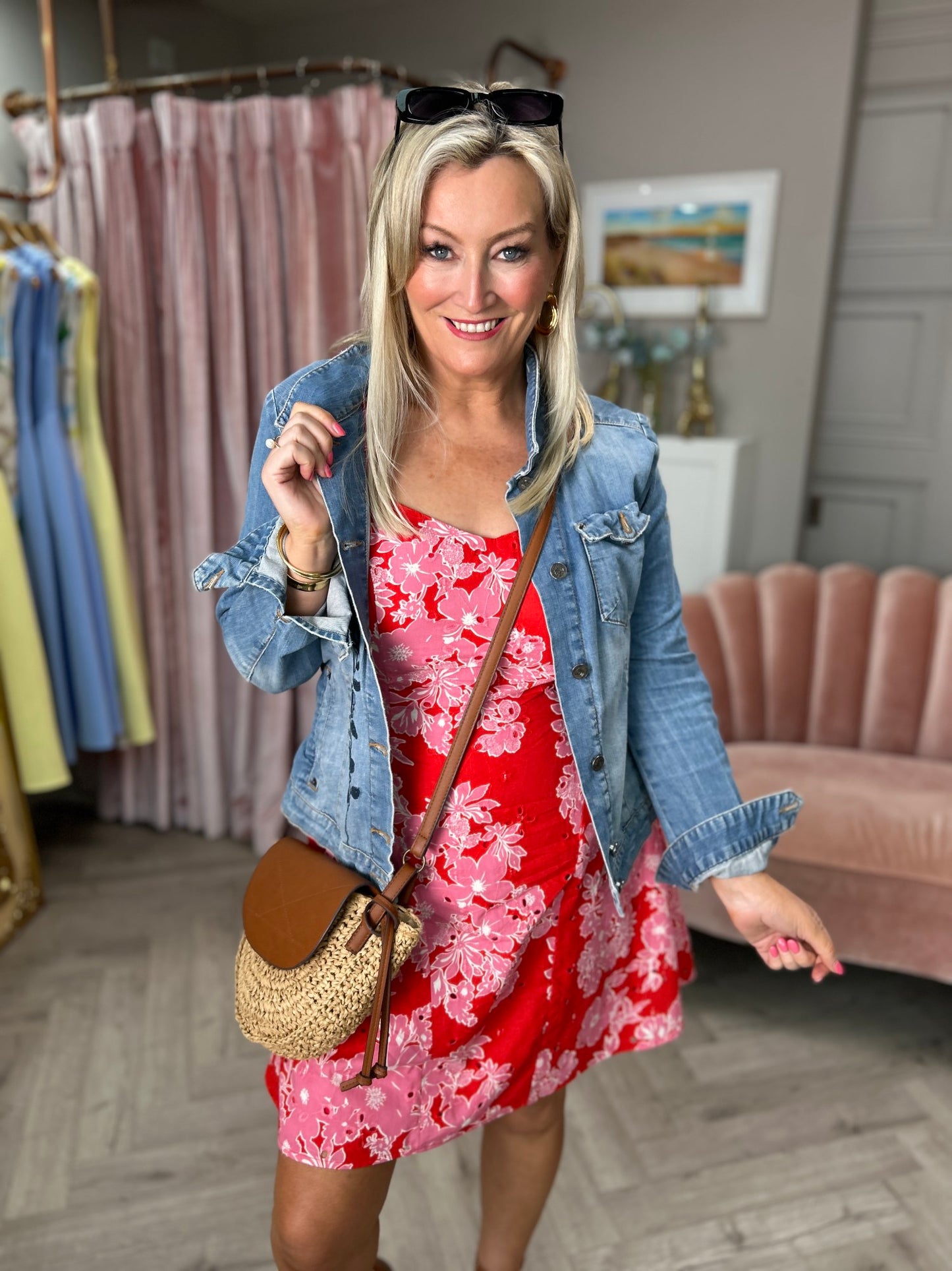 Alex Broiderie Mini Dress - Image unknown