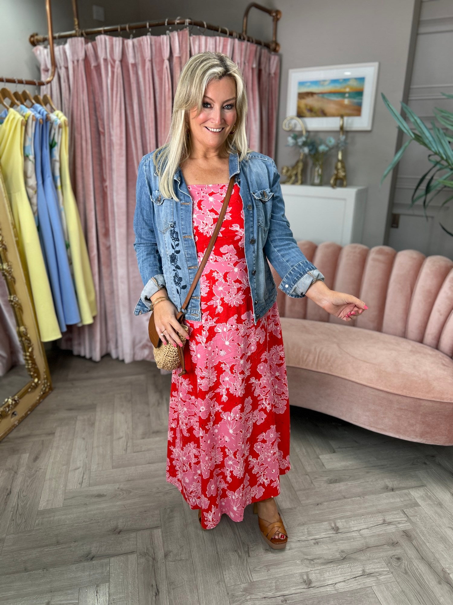 Orla Broiderie Maxi Dress - Image 2