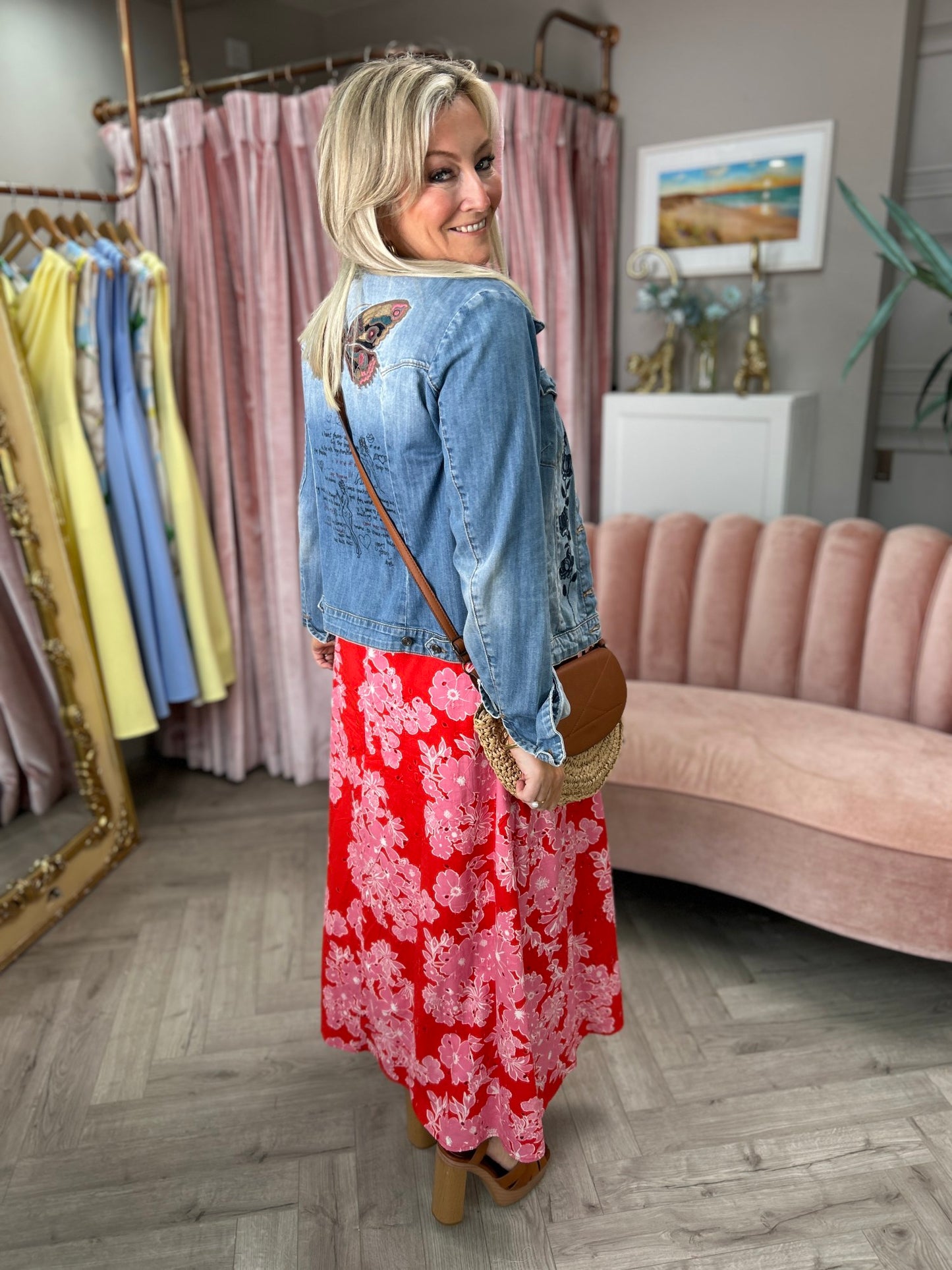 Orla Broiderie Maxi Dress - Image 4