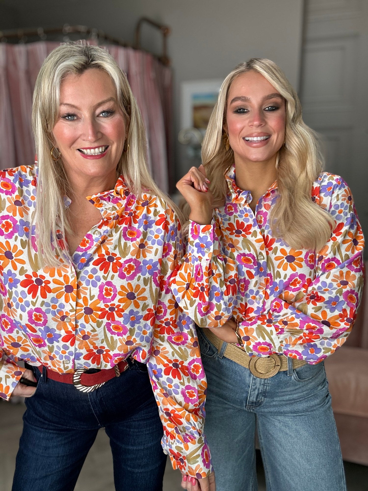 Meg Bright Floral Shirt - Image 6