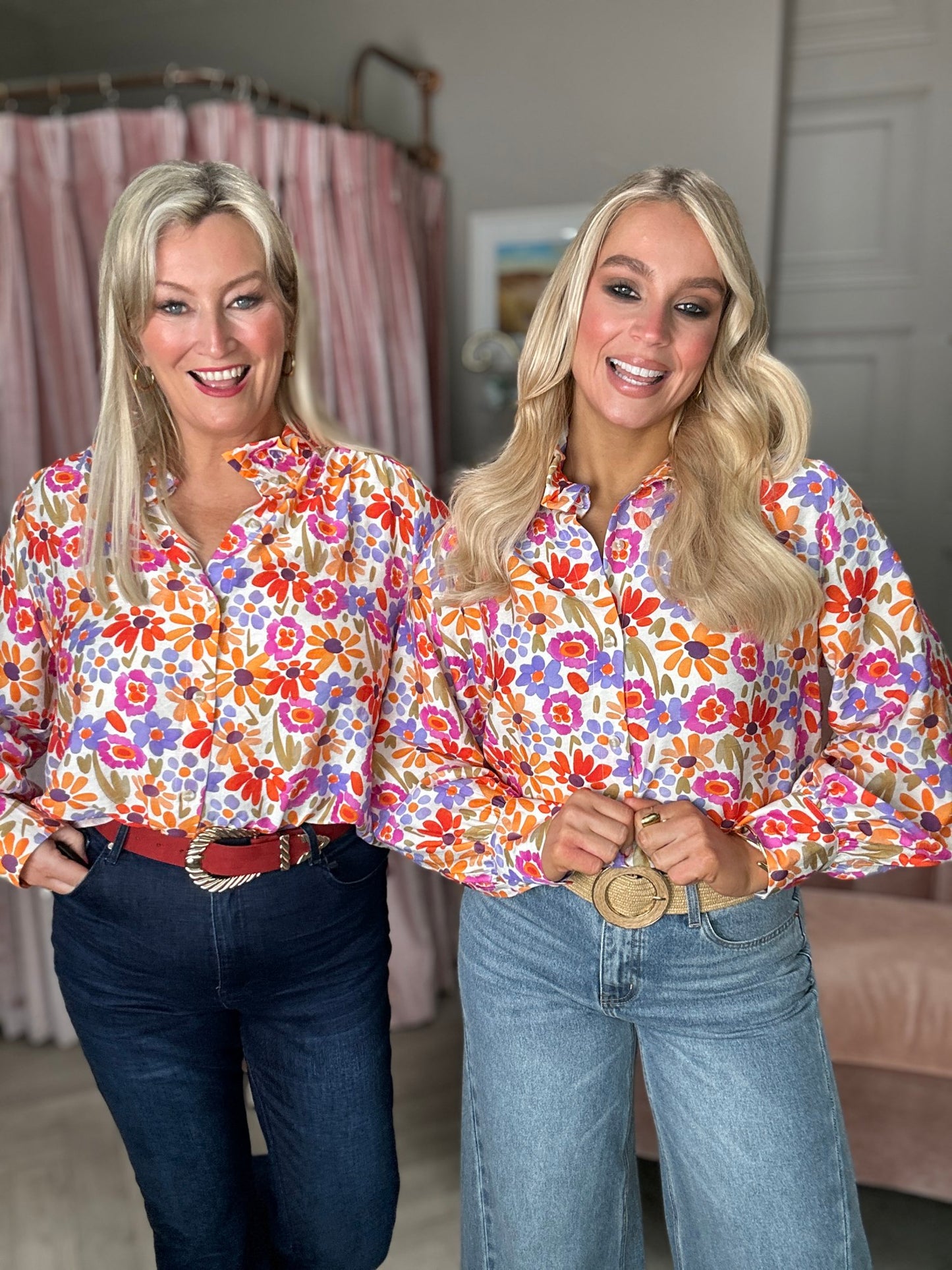 Meg Bright Floral Shirt - Image 3