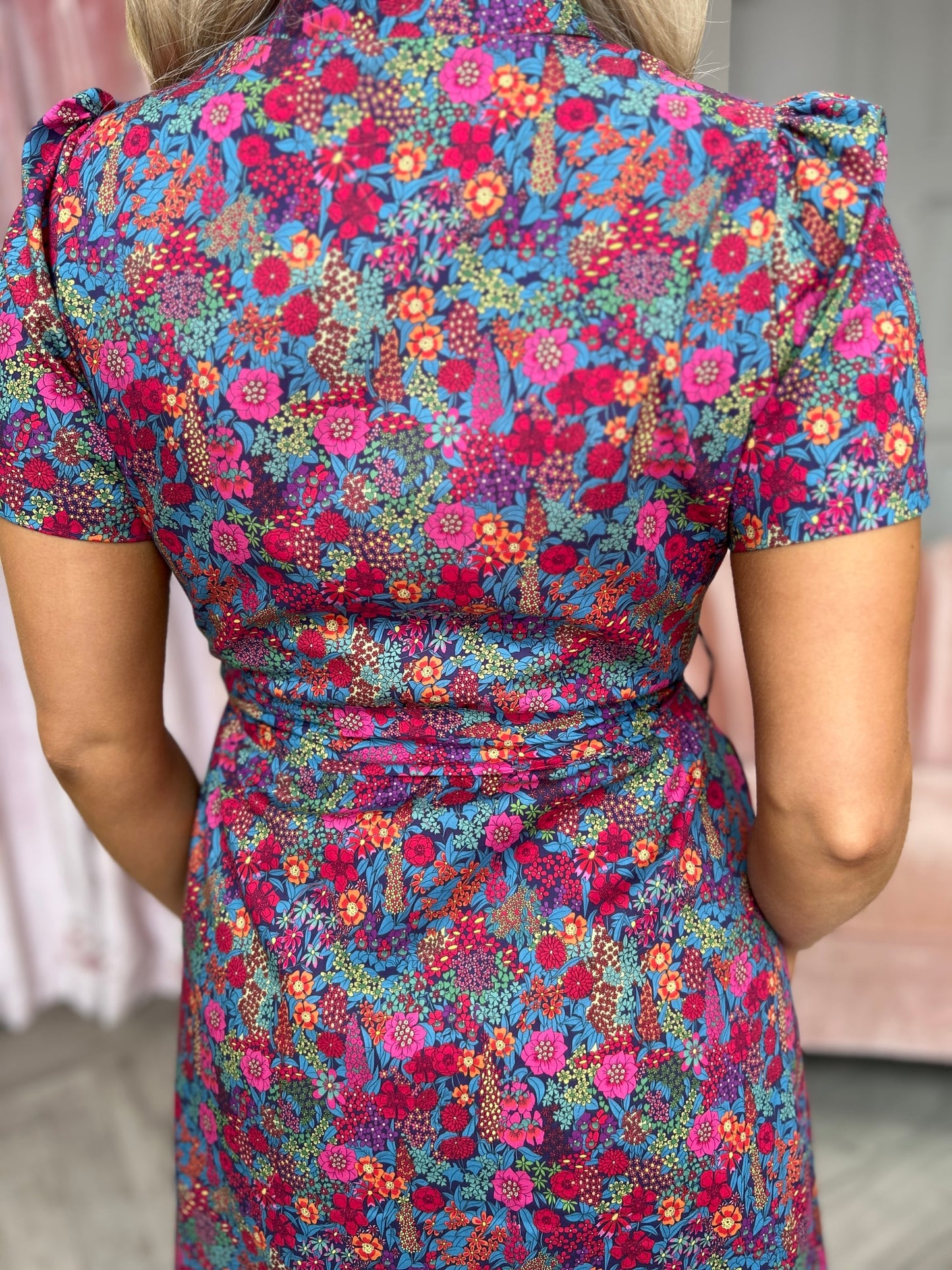 Poppy Print Dress - Image 6