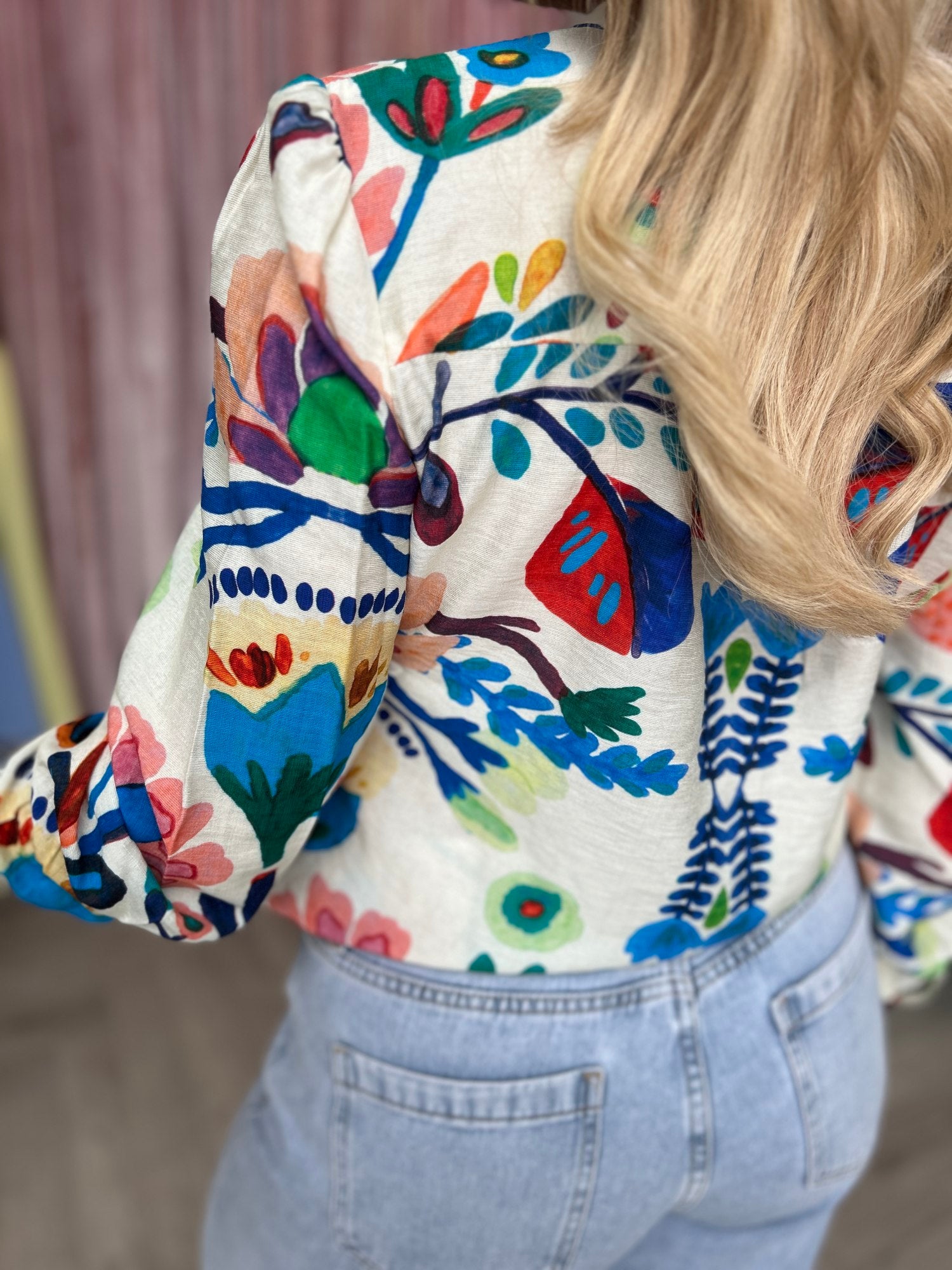 Zara Floral Top - Image 4