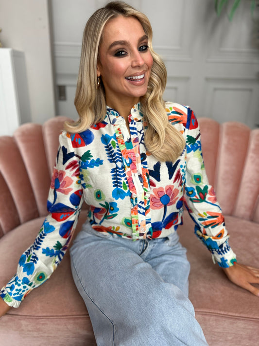 Zara Floral Top - Image unknown