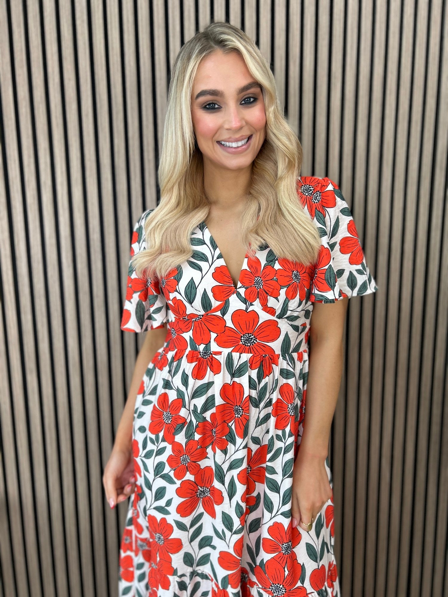 Lila Print Dress - Image 3