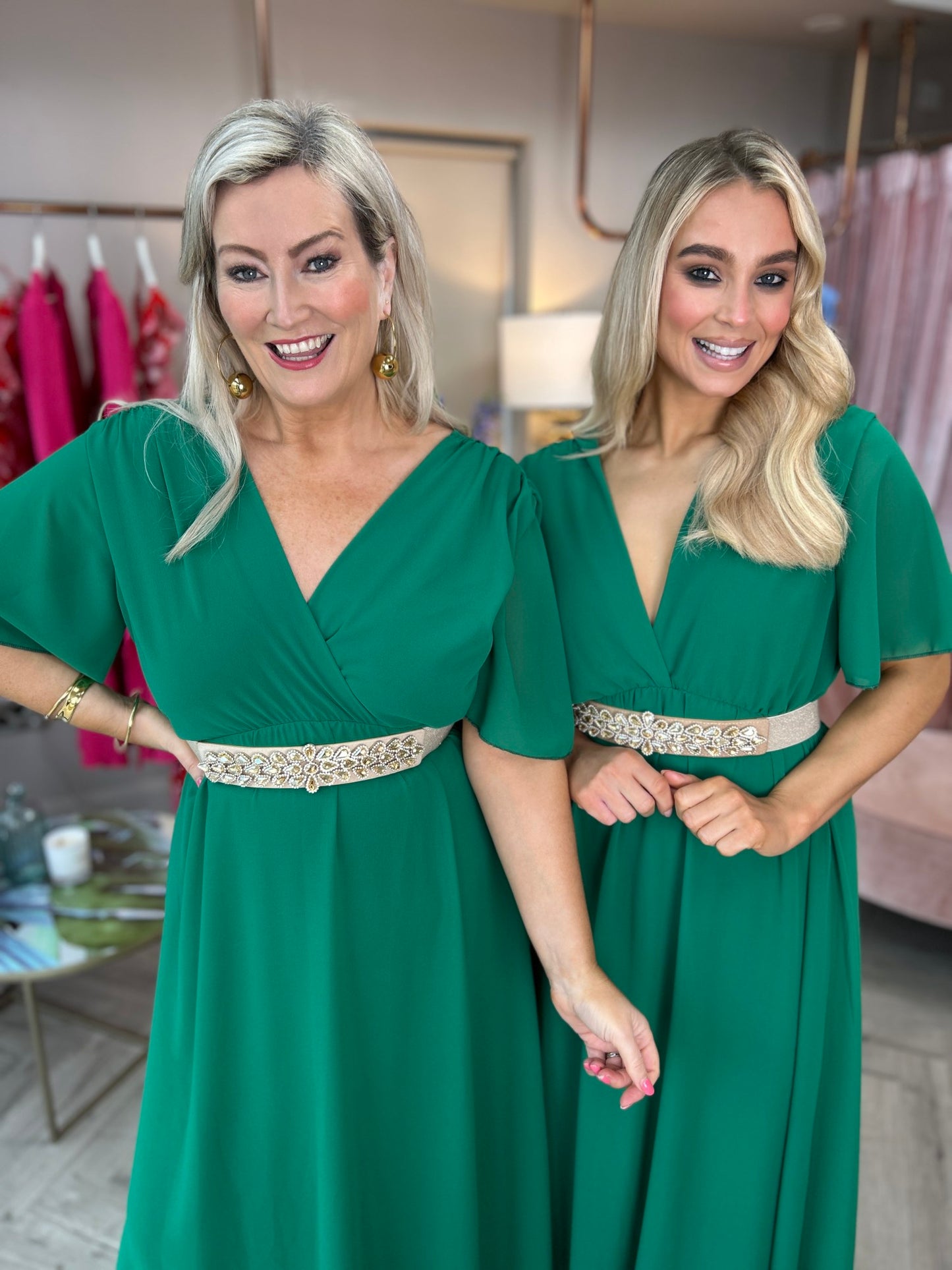 Nina Dress Green - Image 10