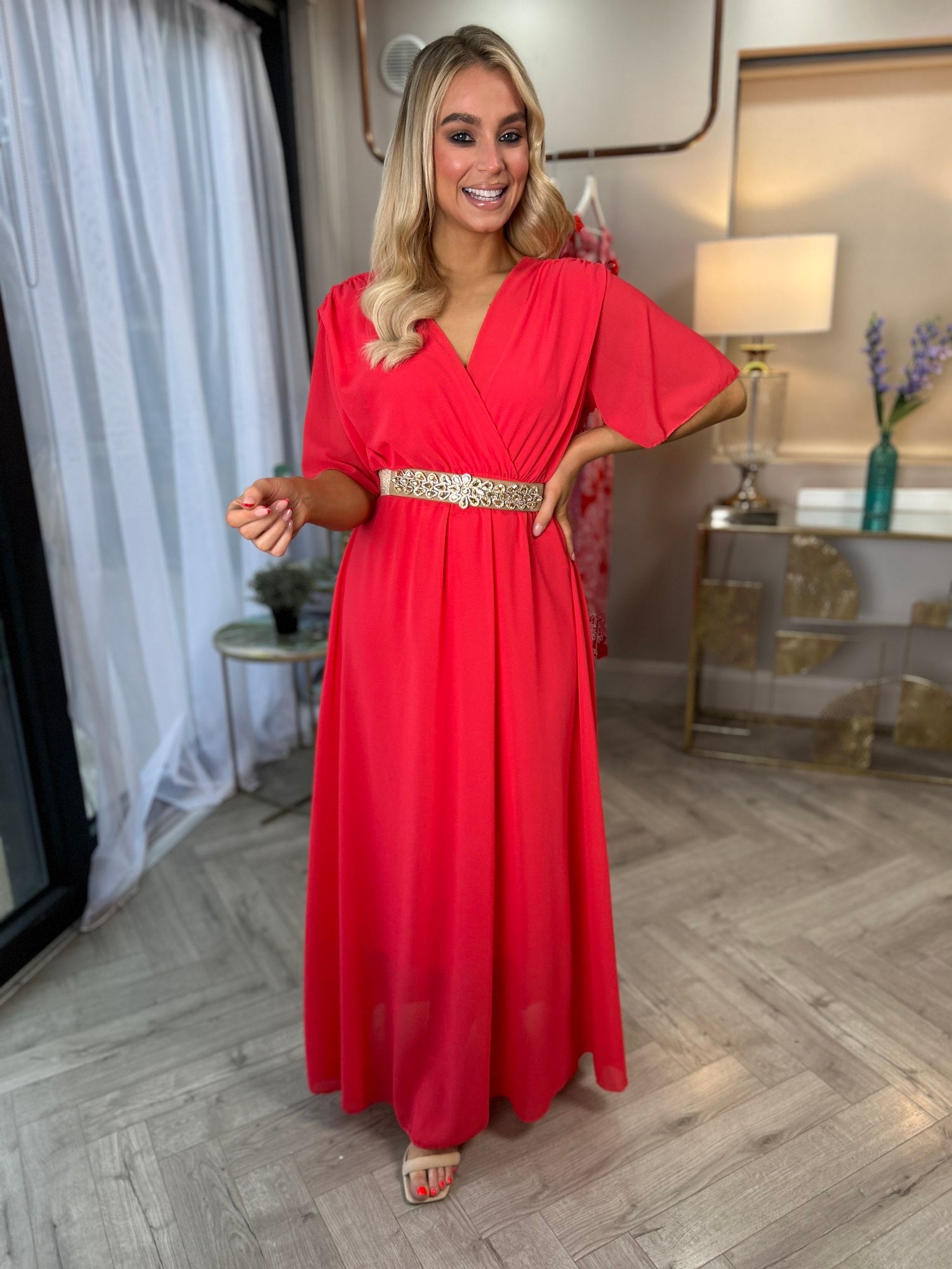 Nina Dress Raspberry - Image 5