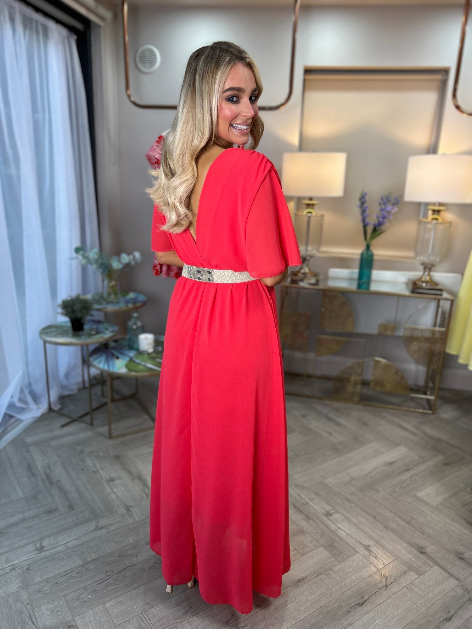 Nina Dress Raspberry - Image 1