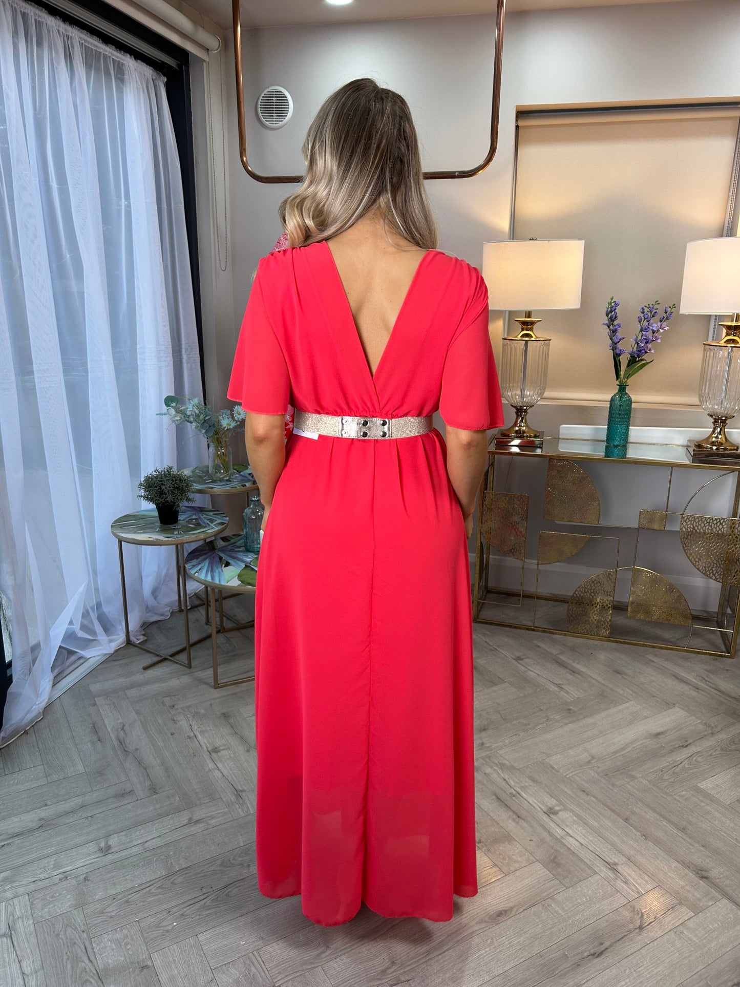 Nina Dress Raspberry - Image 8