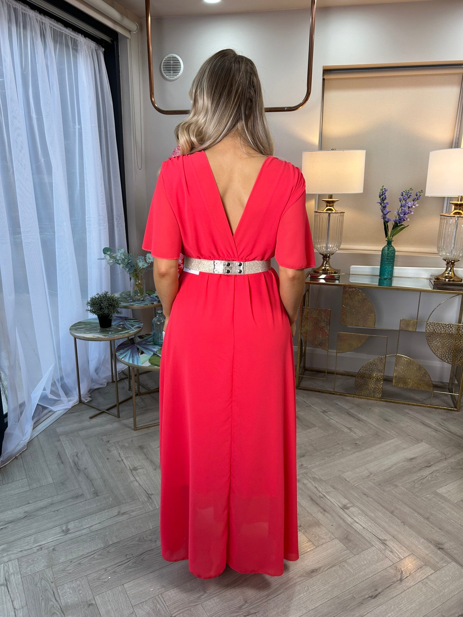 Nina Dress Raspberry - Image 8