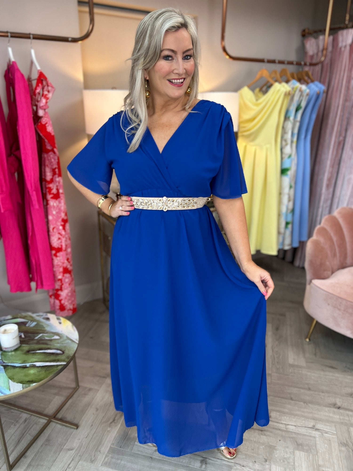 Nina Dress Cobalt - Image 2