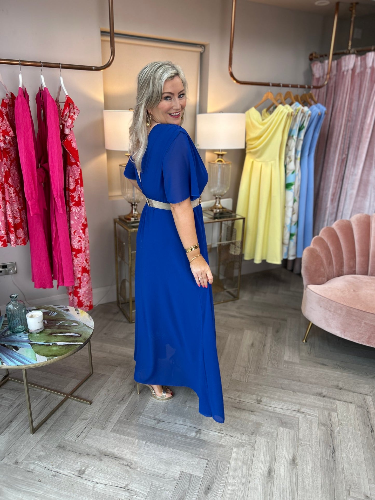 Nina Dress Cobalt - Image 3