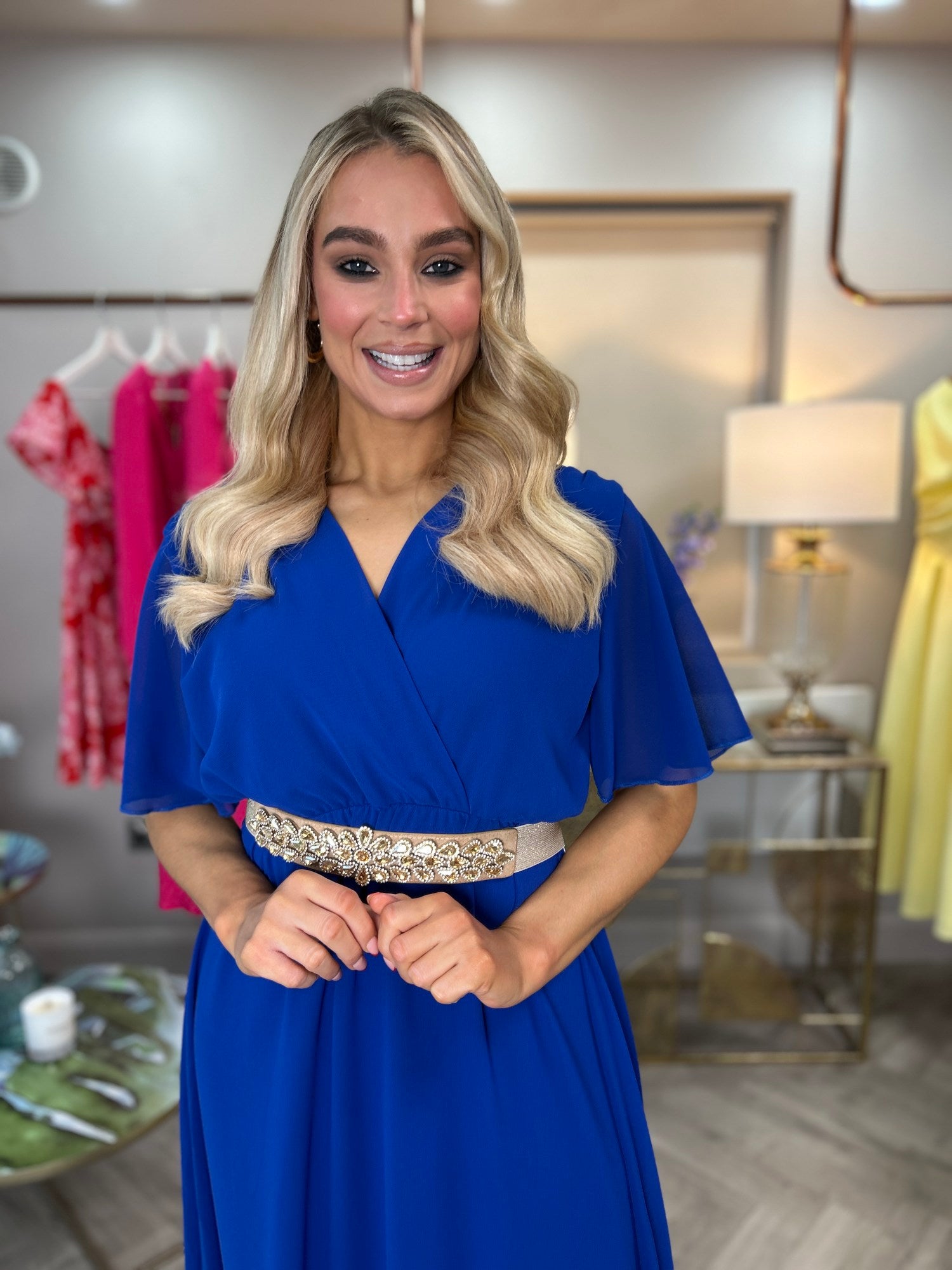 Nina Dress Cobalt - Image 5