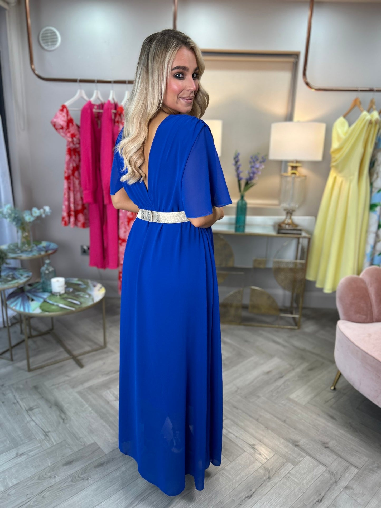 Nina Dress Cobalt - Image 7