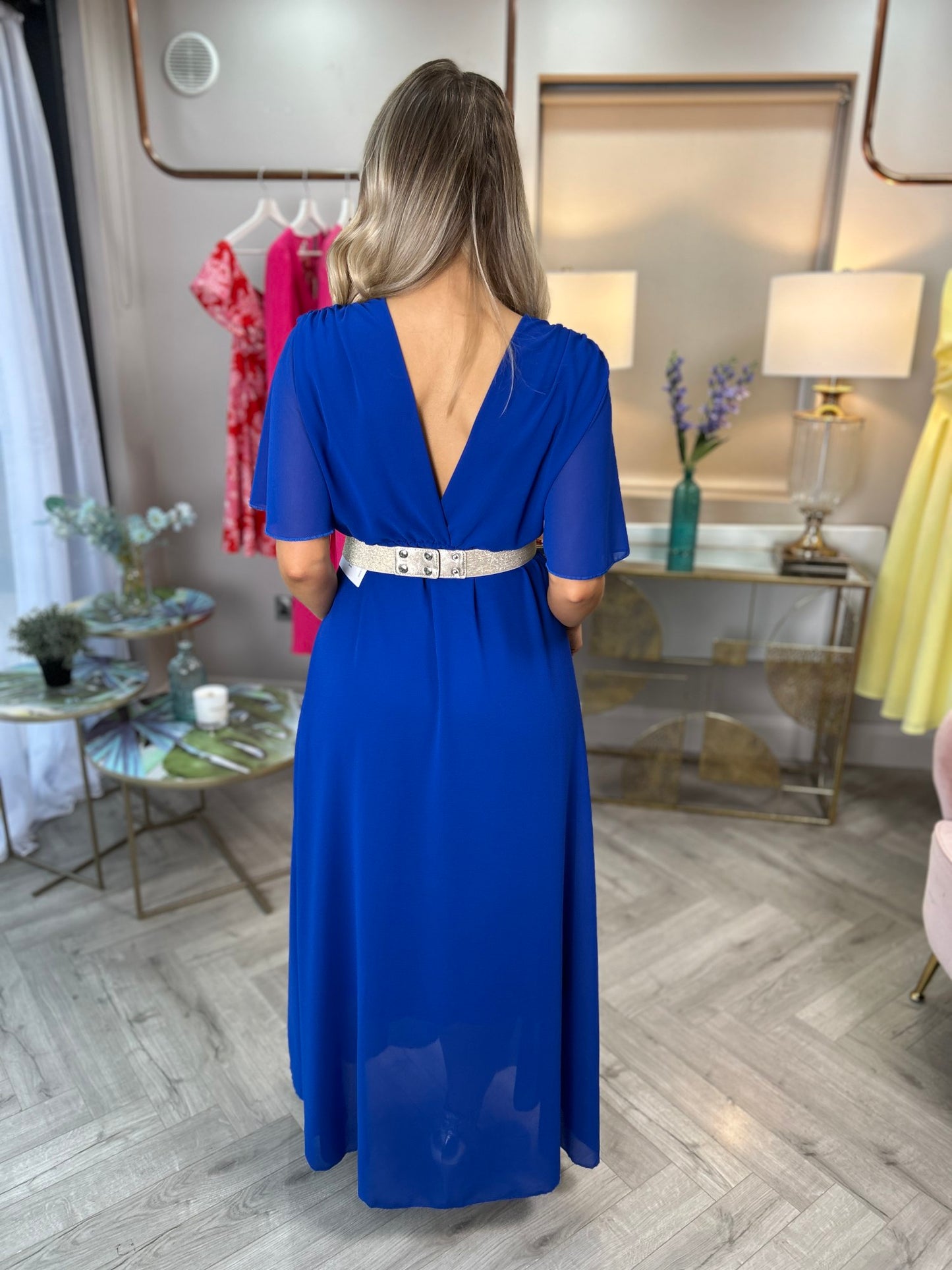Nina Dress Cobalt - Image 8