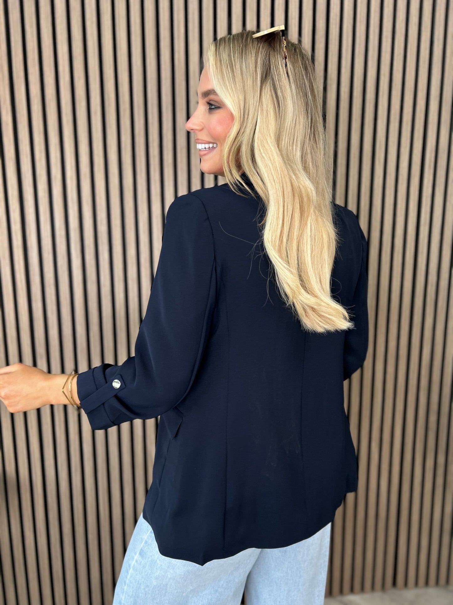 Harper Blazer Navy - Image 4