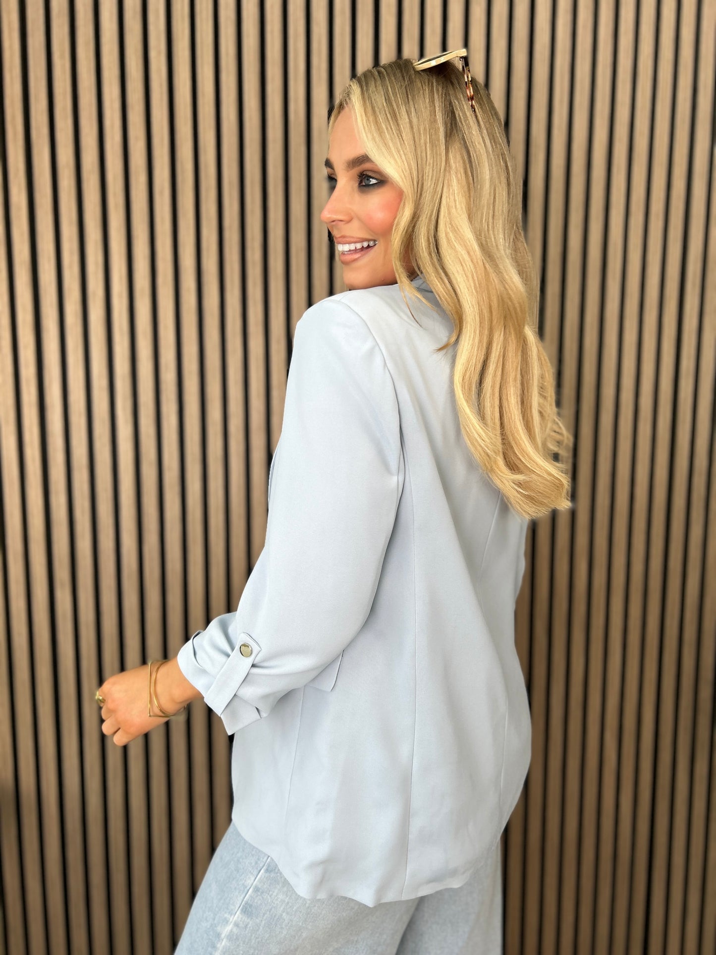 Harper Blazer Sky Blue - Image 3