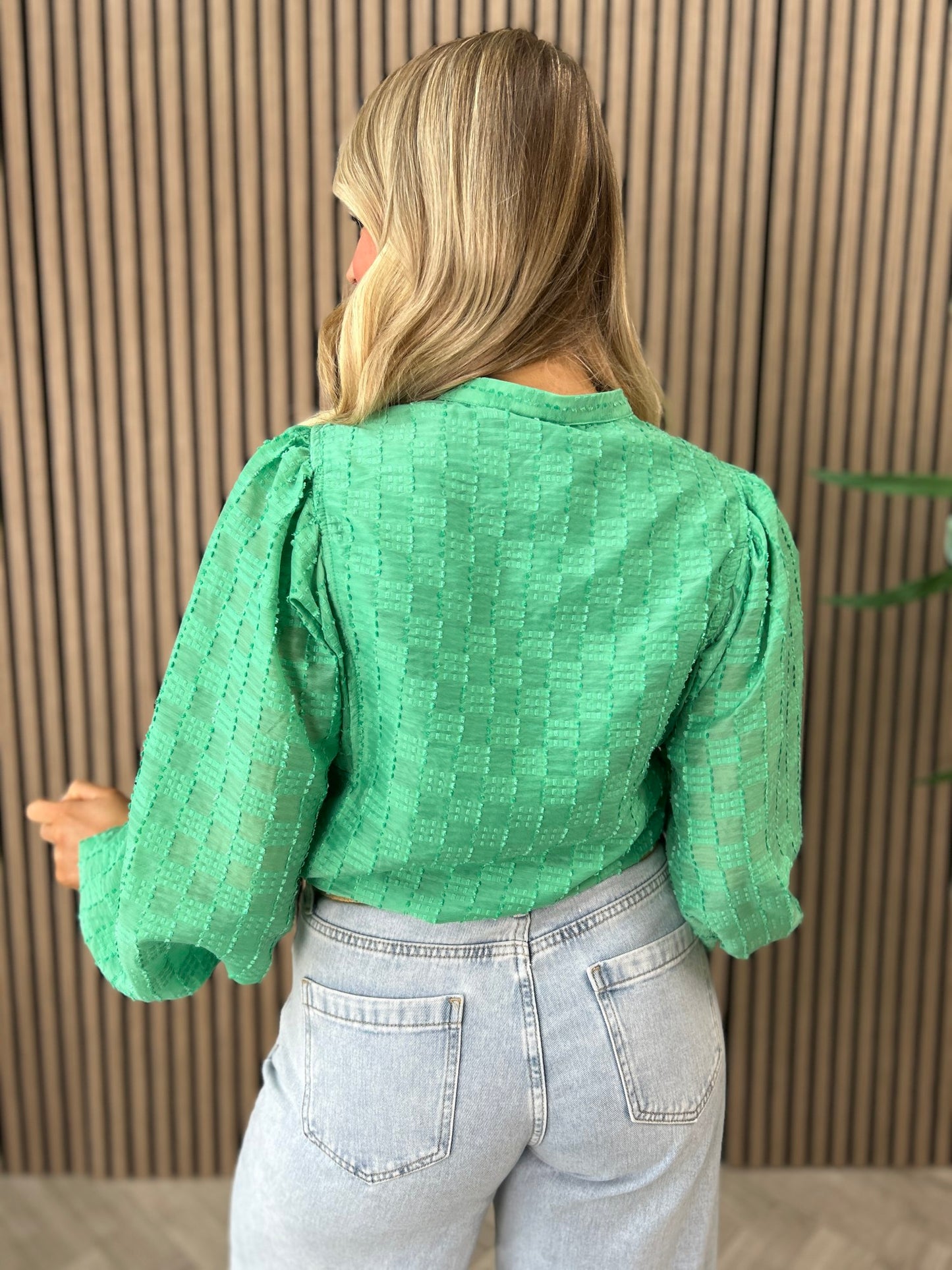 Zuri Blouse Green - Image 3