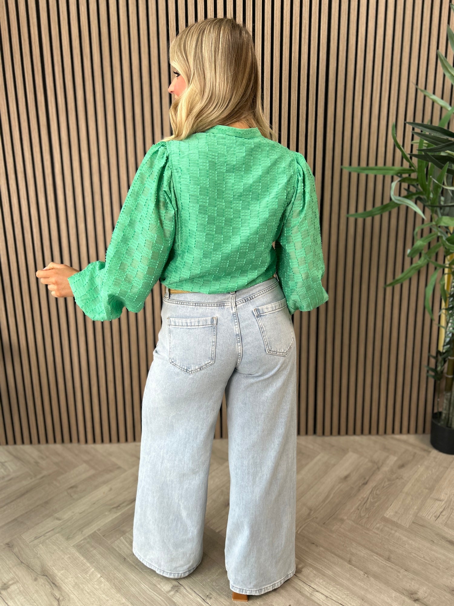 Zuri Blouse Green - Image 6