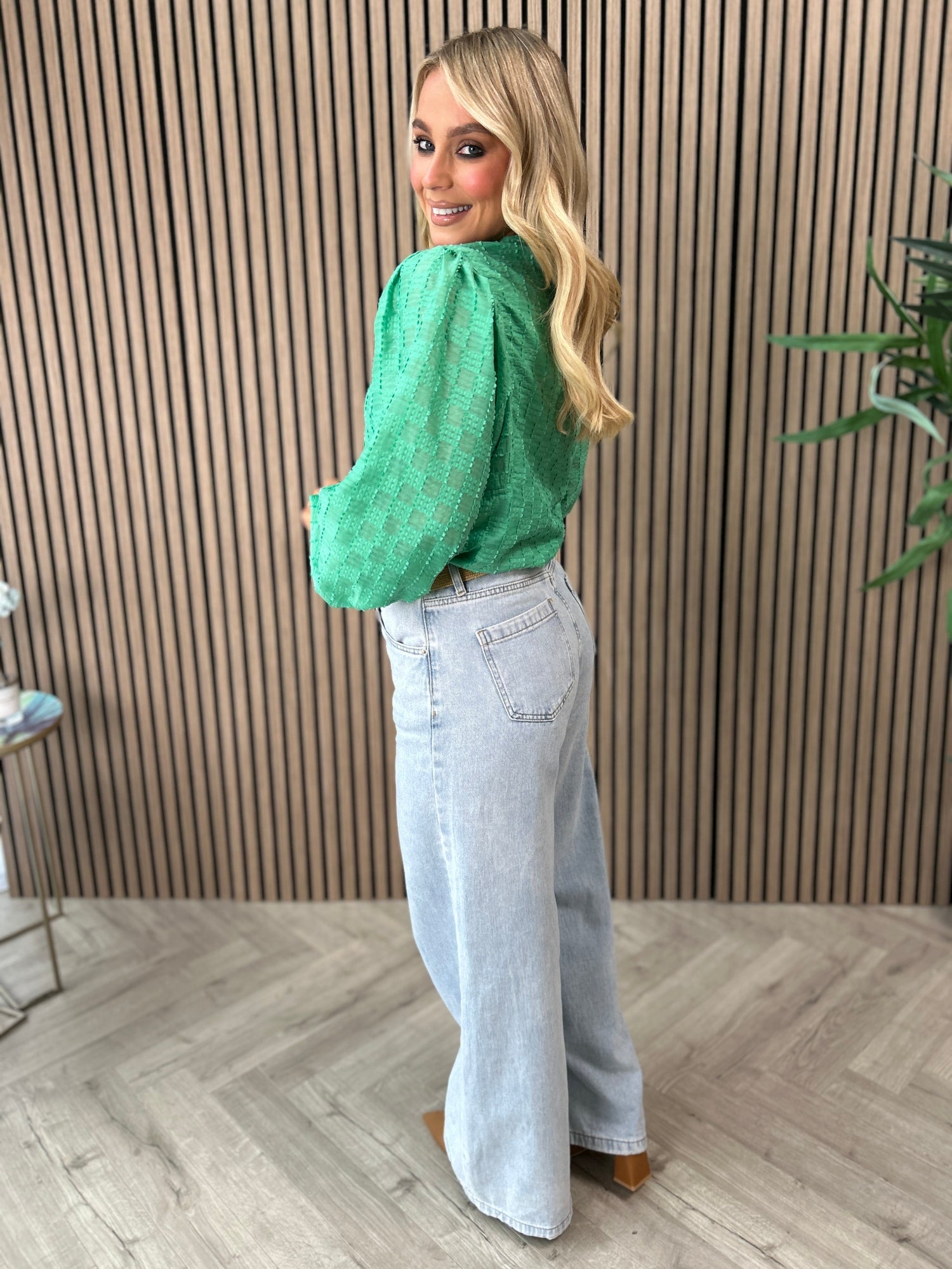 Zuri Blouse Green - Image 9