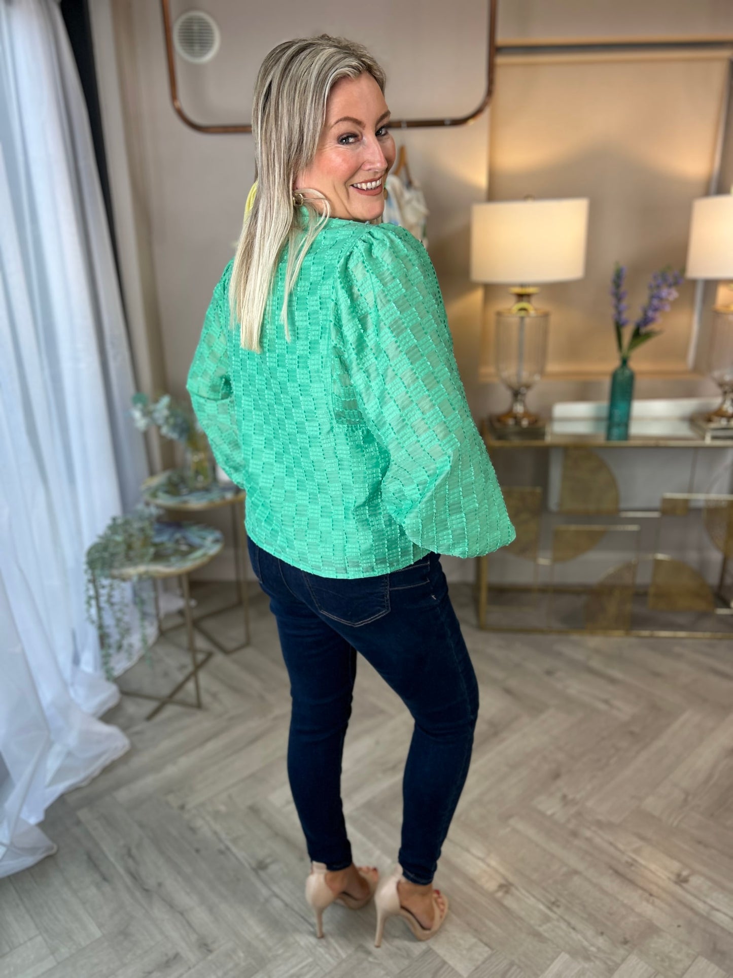 Zuri Blouse Green - Image 10