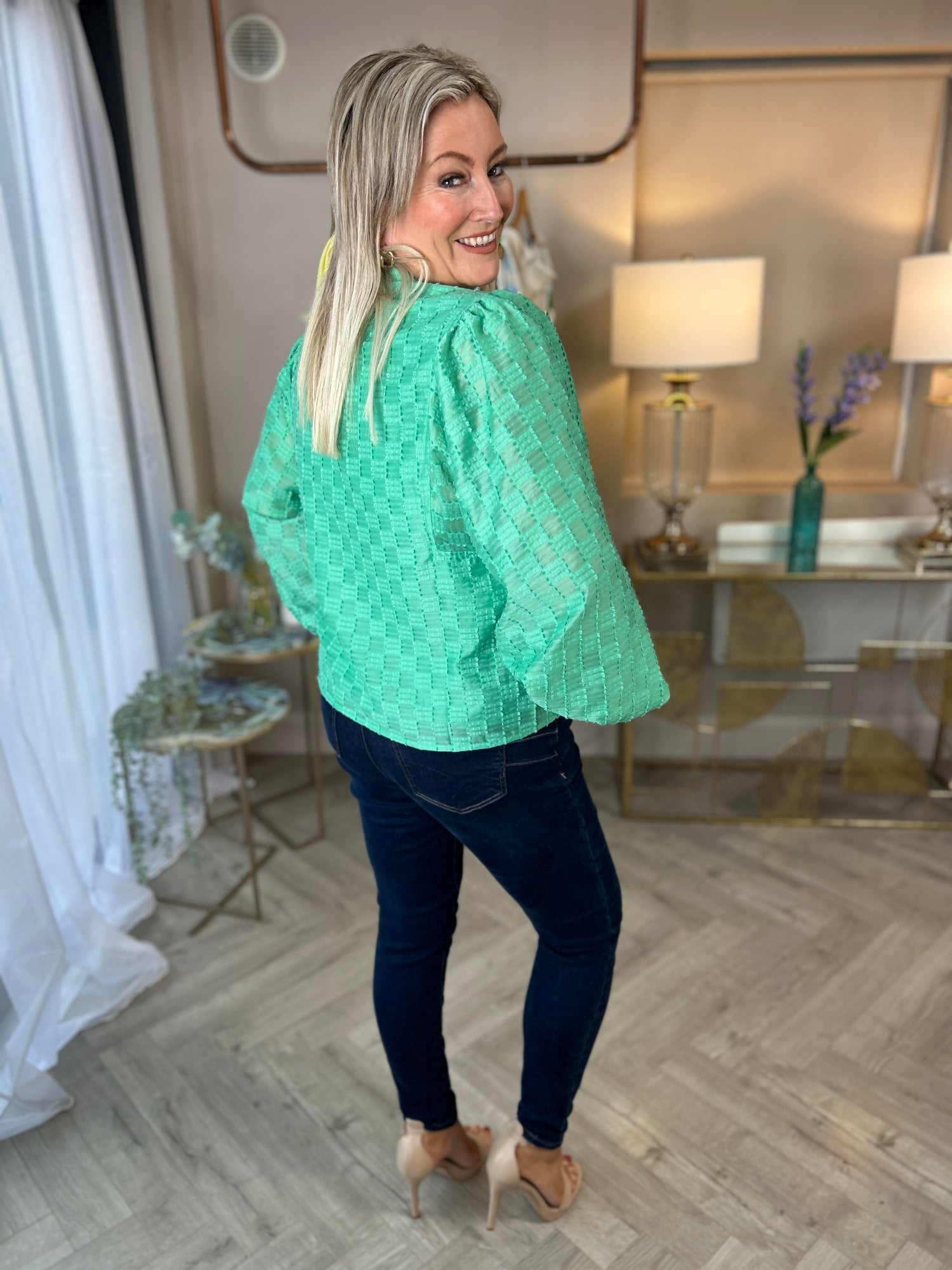 Zuri Blouse Green - Image 10