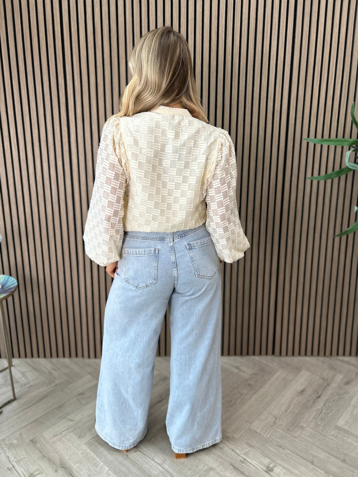 Zuri Blouse Cream - Image 9