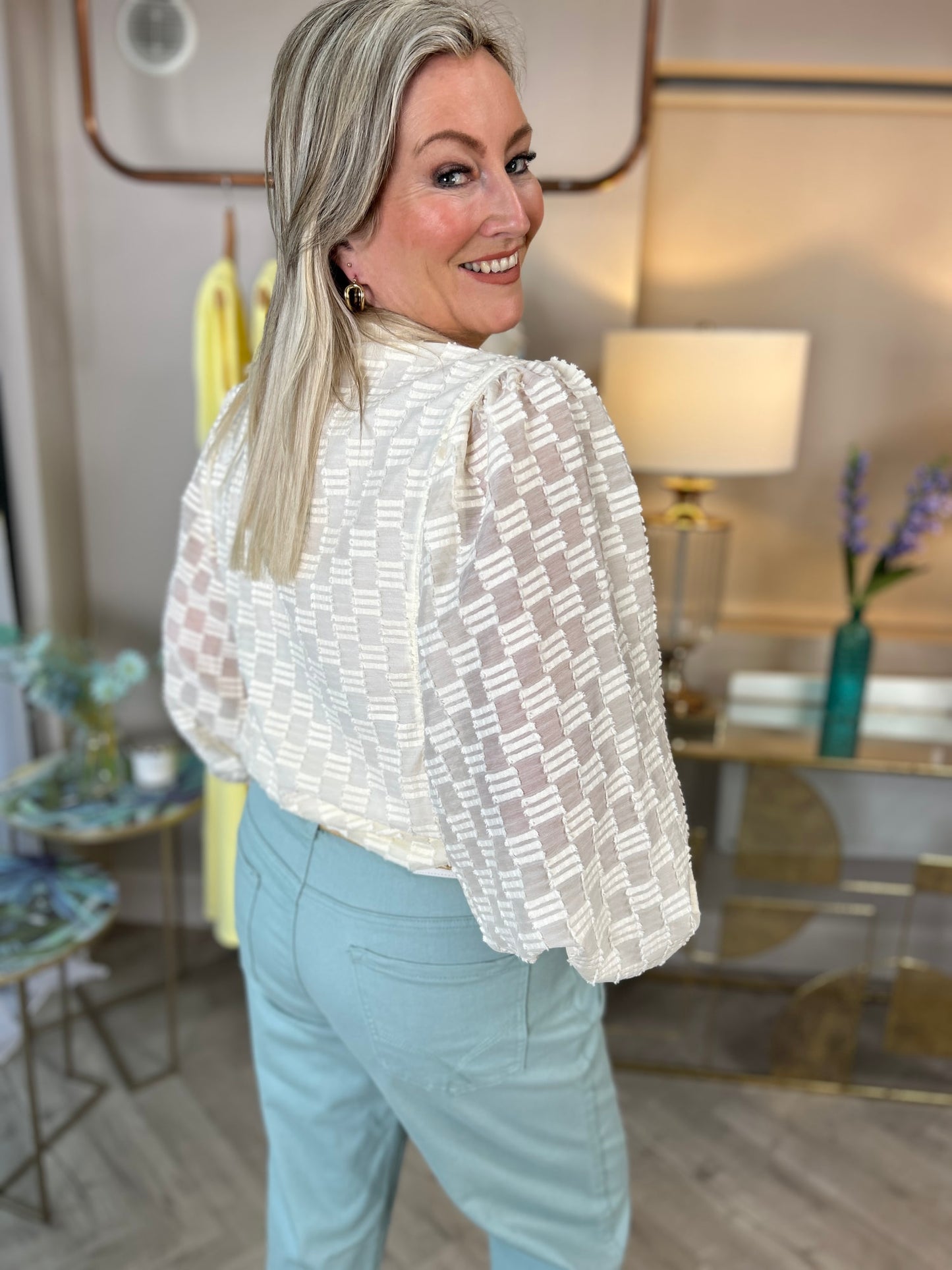 Zuri Blouse Cream - Image 6