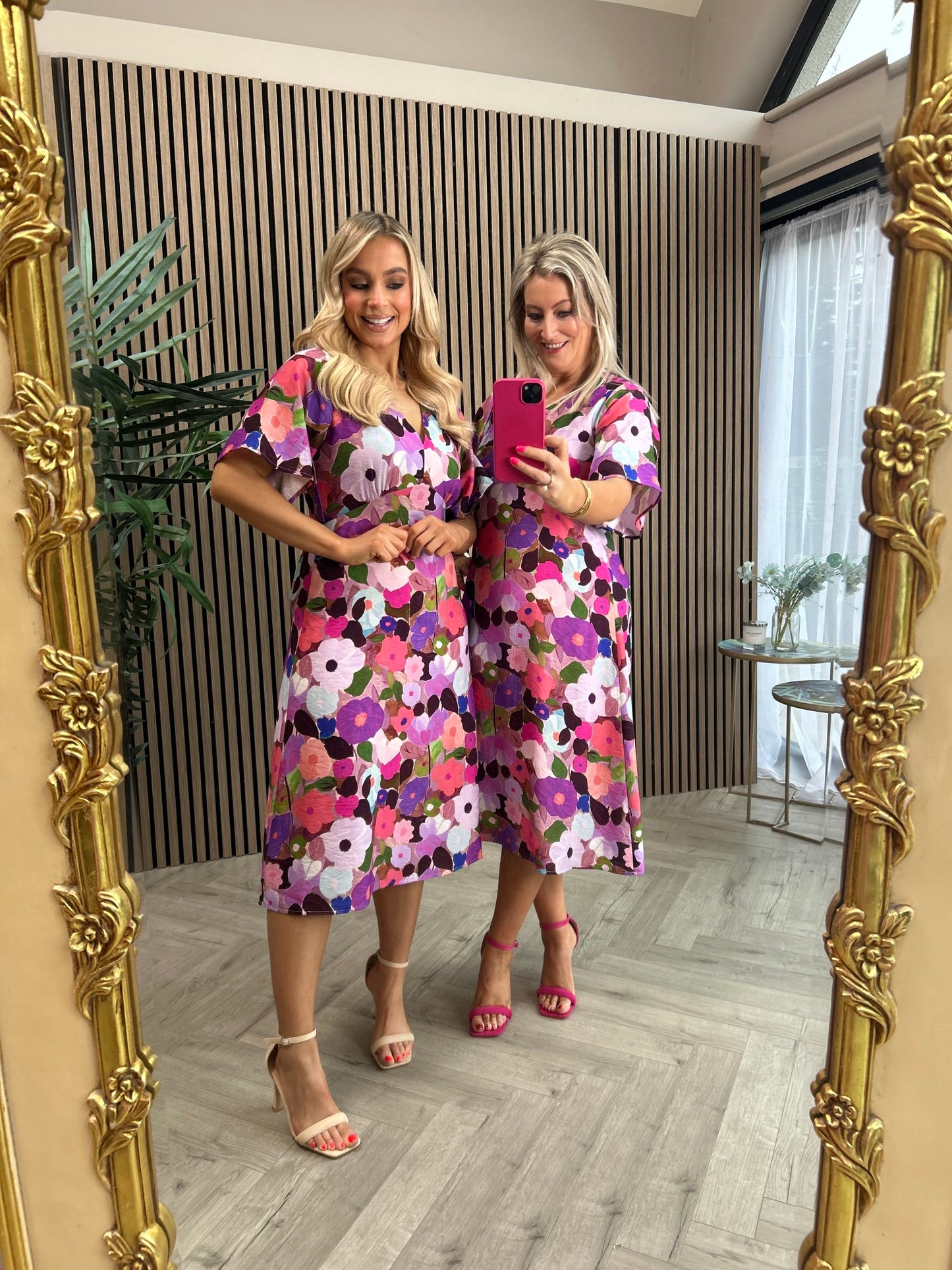 Angelica Dress Pink - Image 3