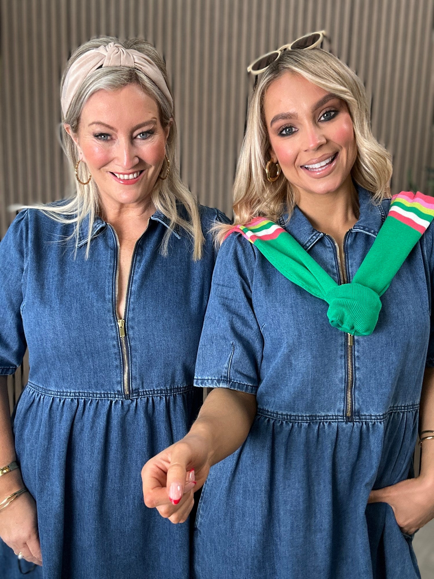 Jade Denim Dress - Image 3