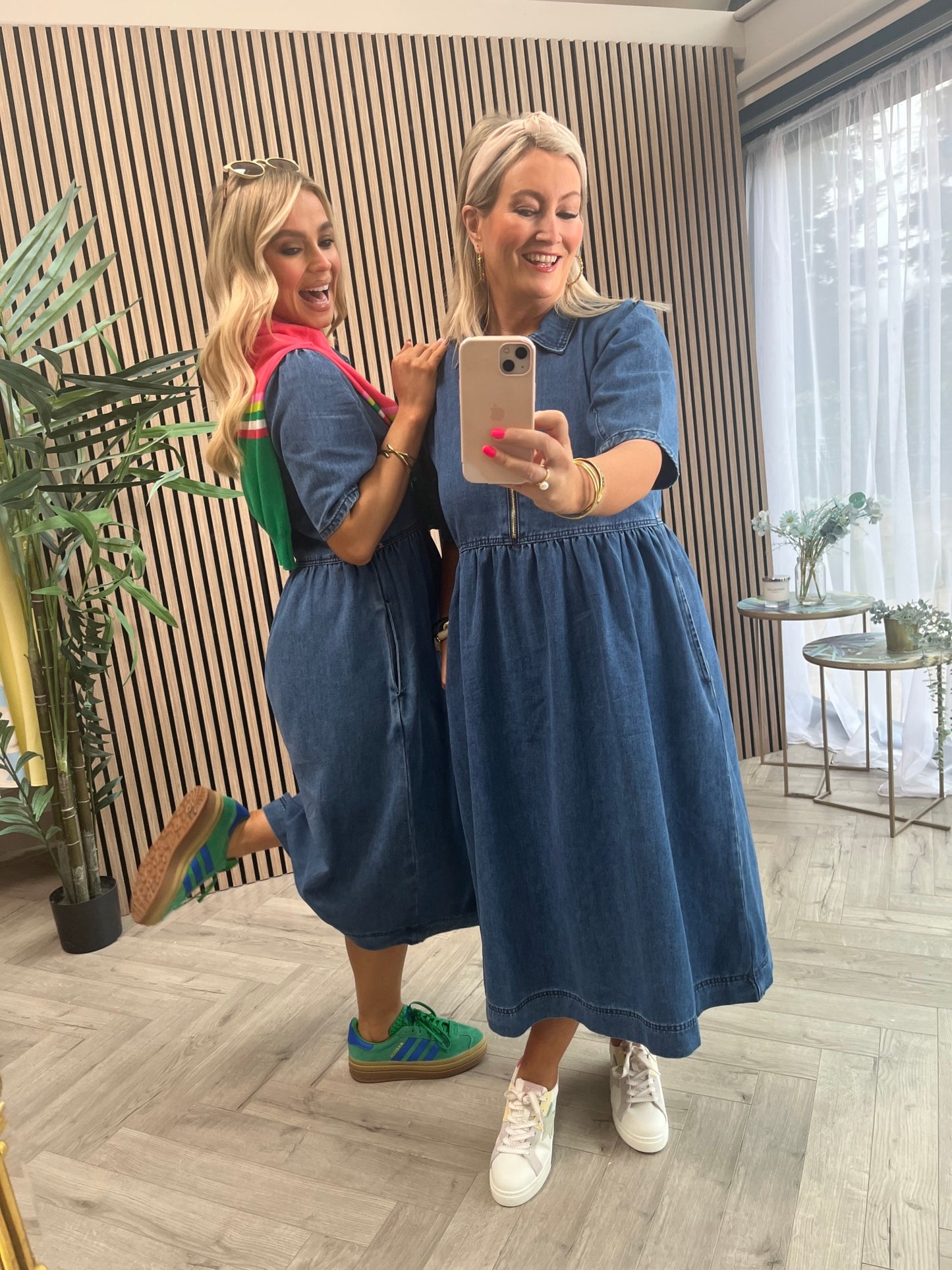 Jade Denim Dress - Image 5