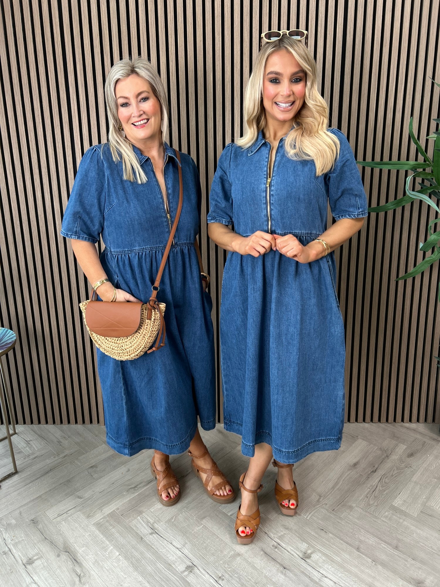 Jade Denim Dress - Image unknown