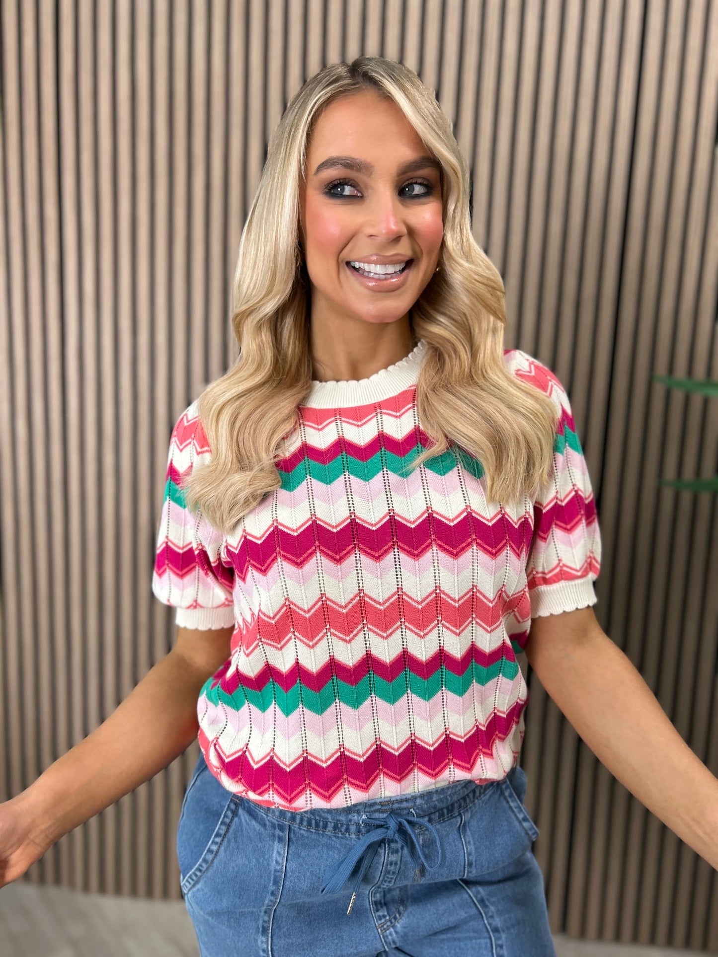 Mavis Jumper Pink - Image unknown