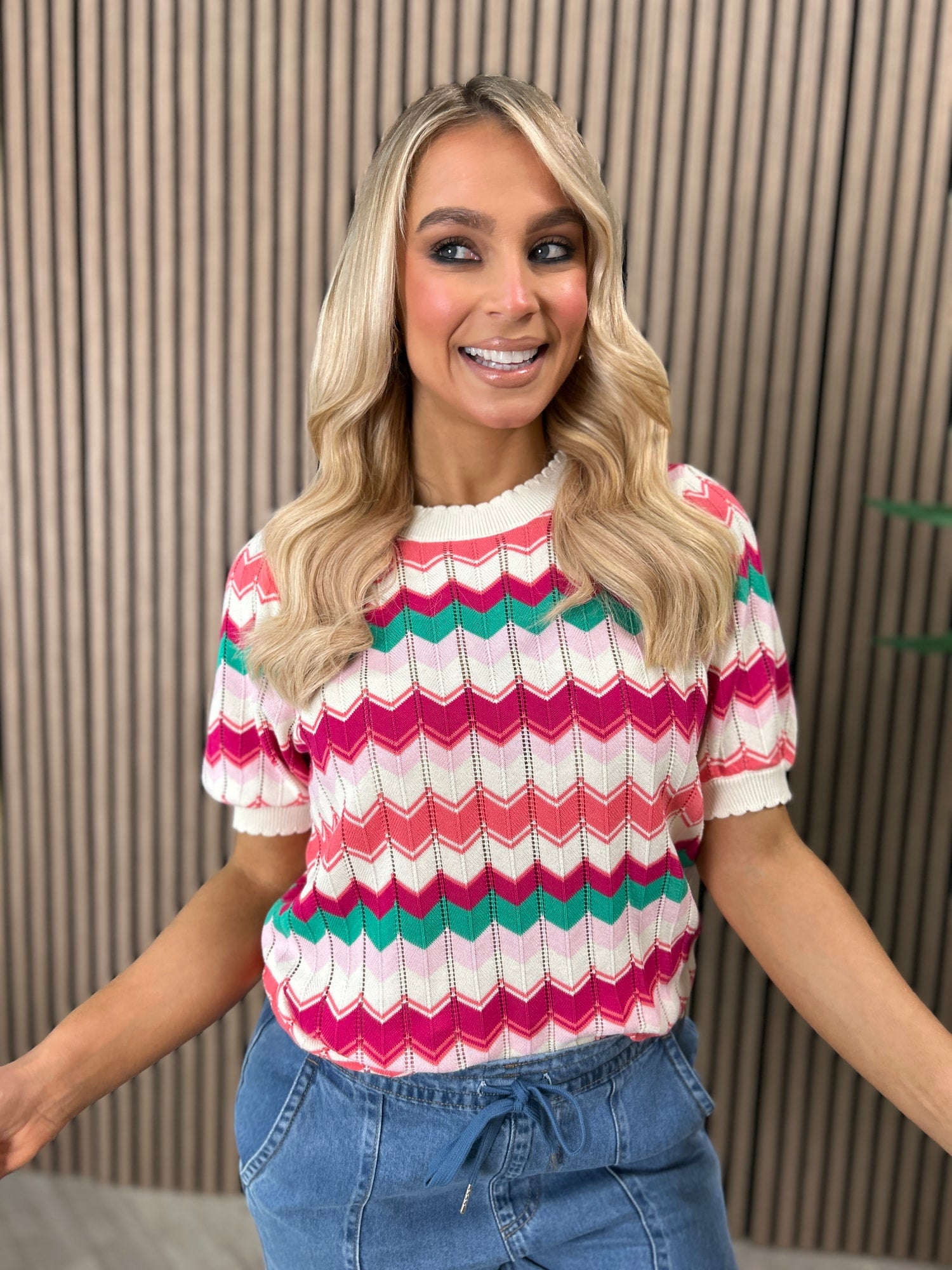 Mavis Jumper Pink - Image unknown