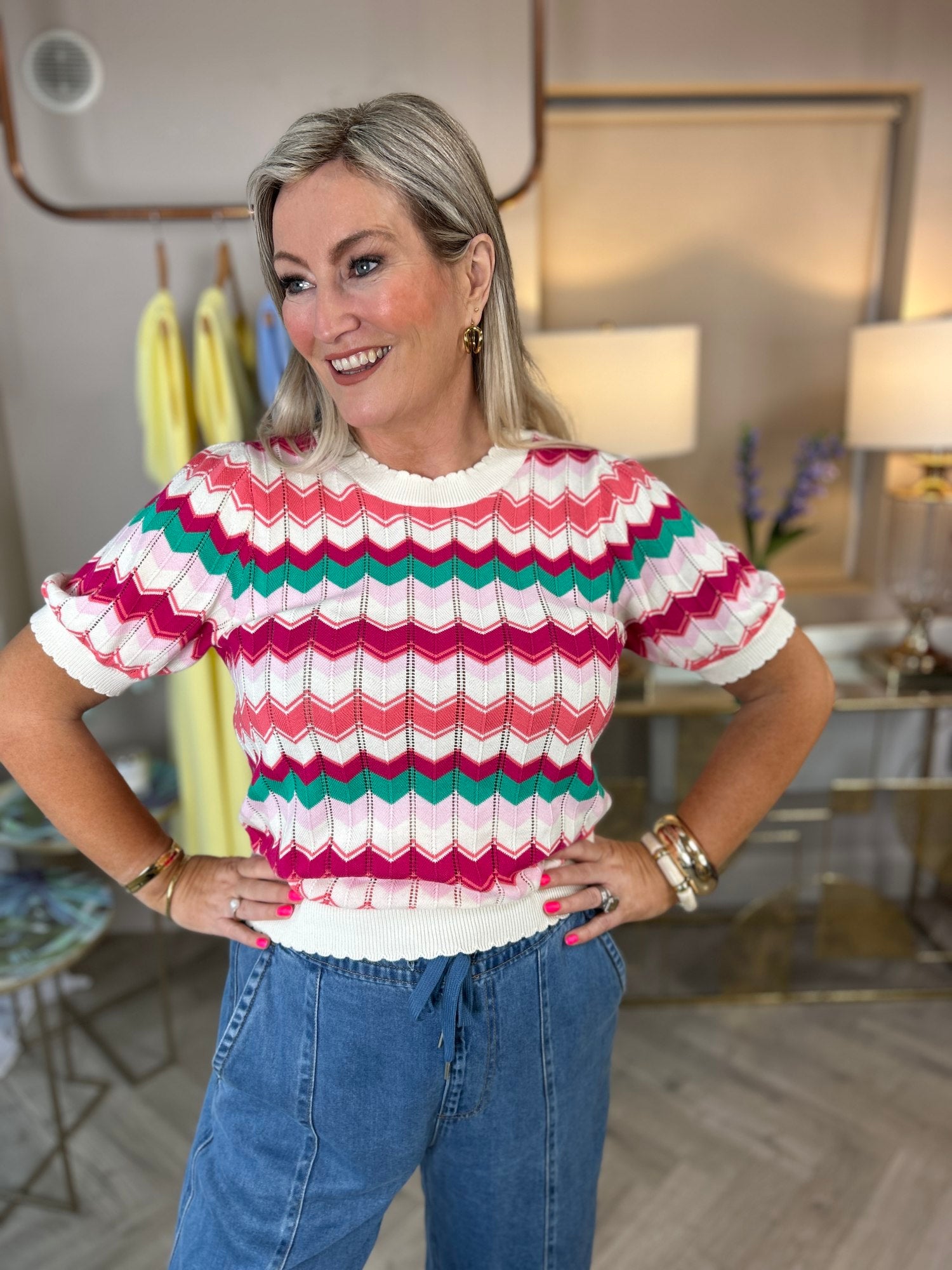 Mavis Jumper Pink - Image 3