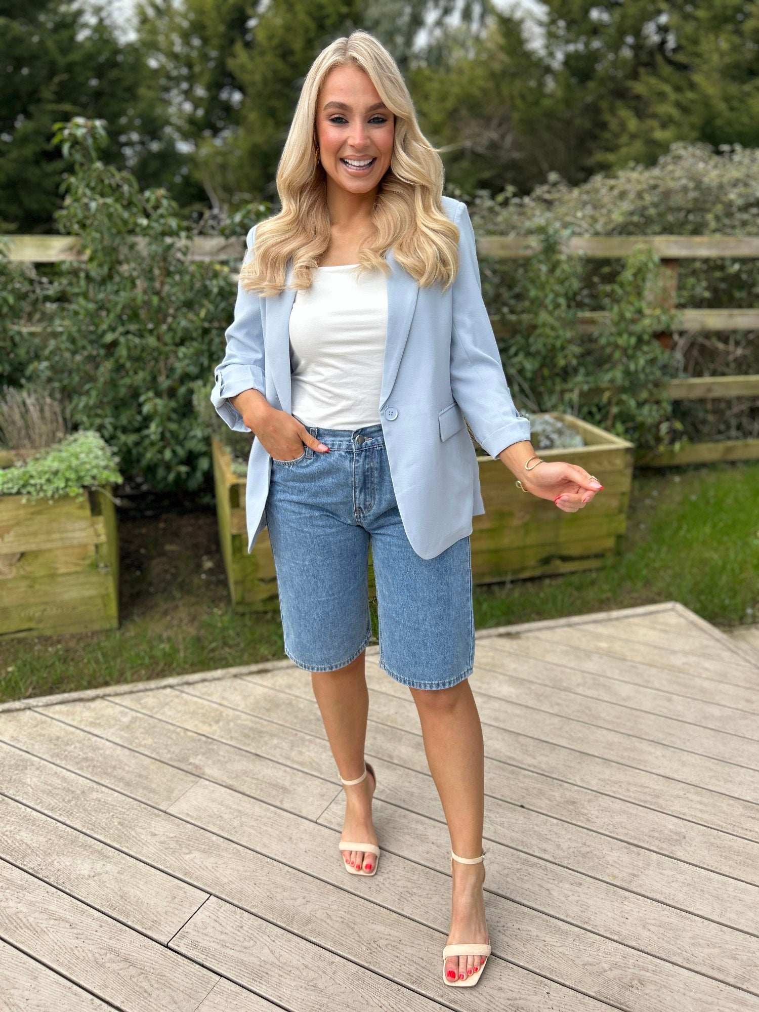 Kavi bermuda denim shorts - Image unknown