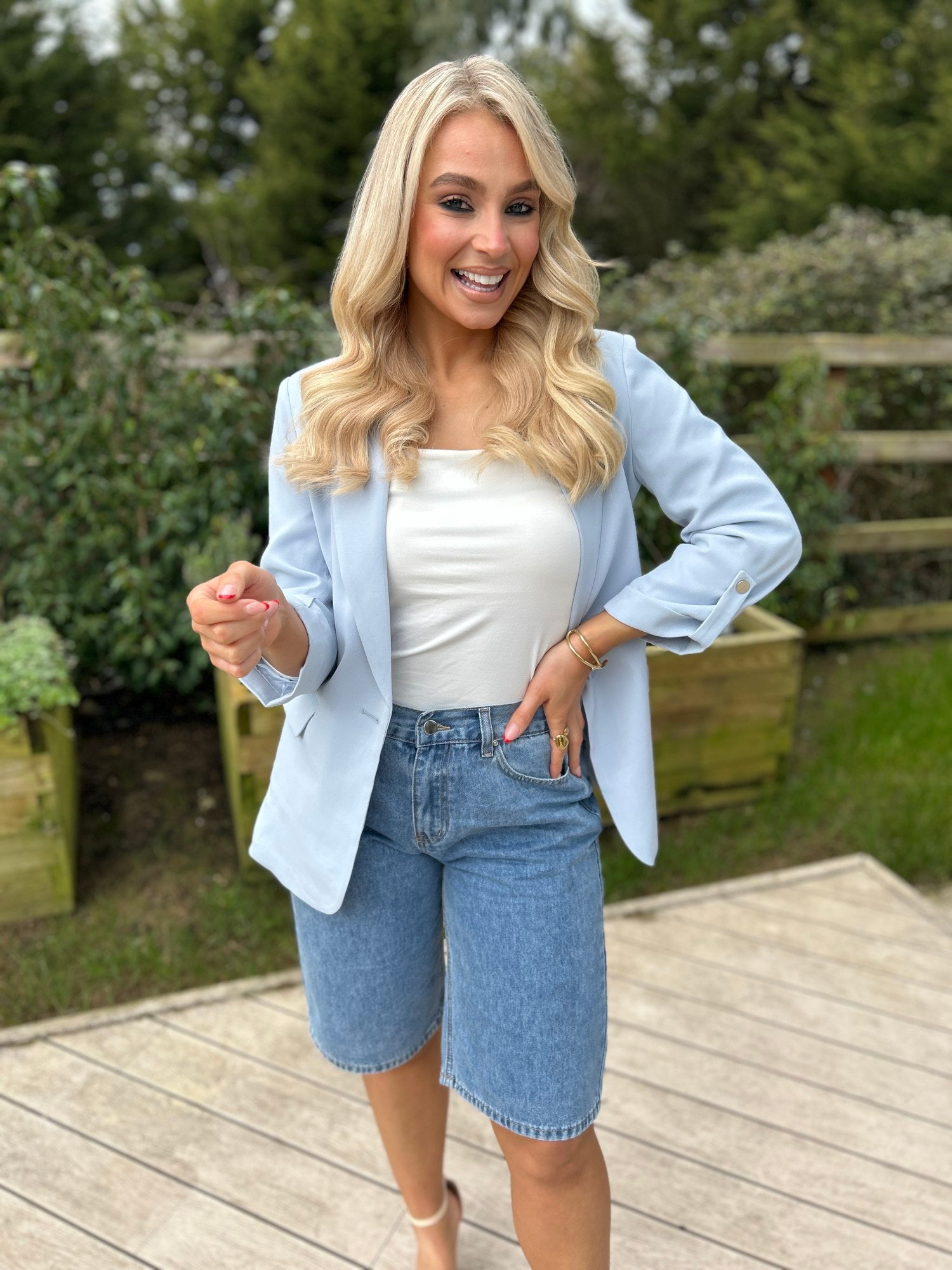 Kavi bermuda denim shorts - Image 2